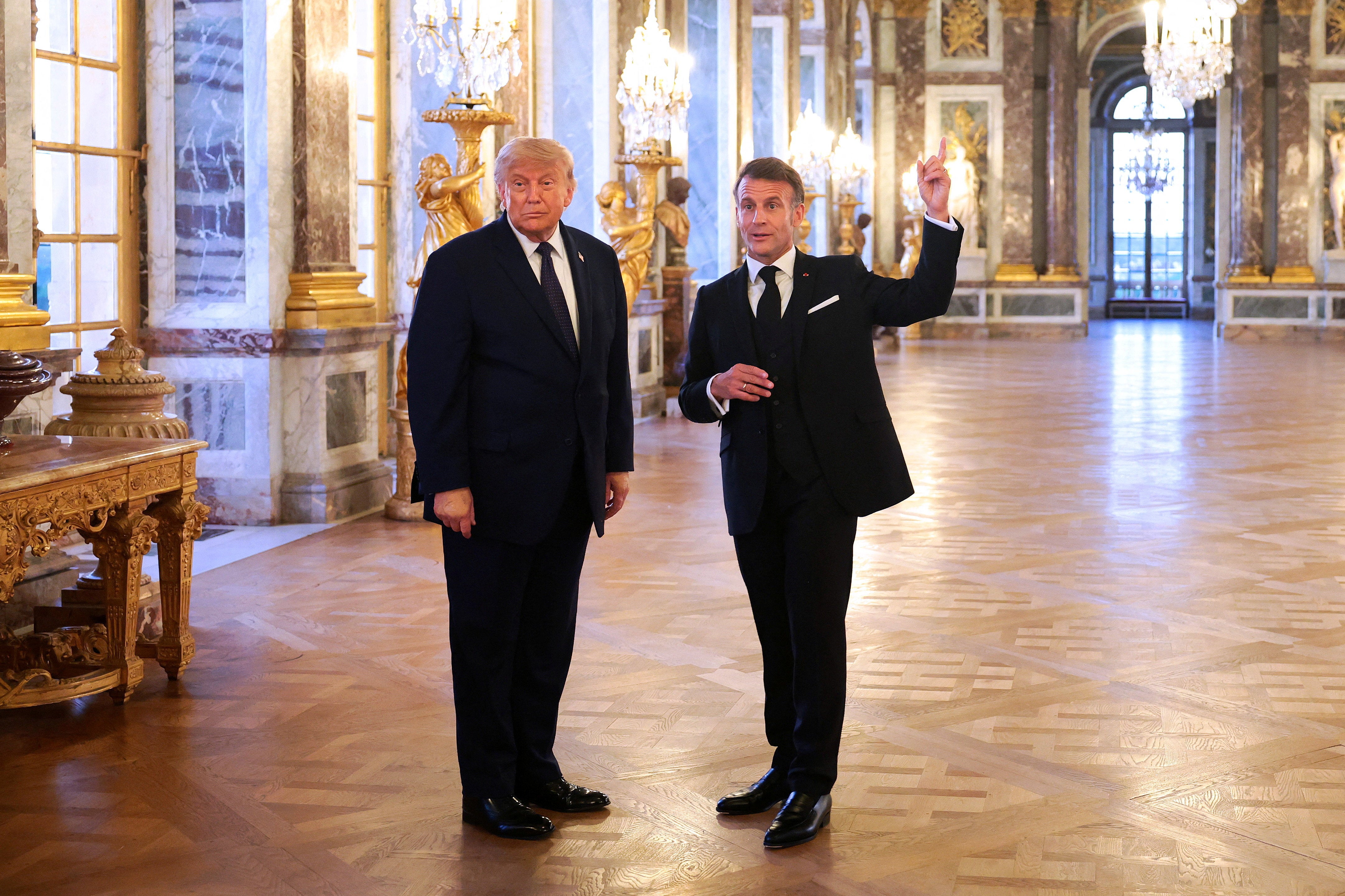 Trump has openly imitated Versailles in his commercial projects, and his gold-plated renovation of the White House resembles the palace