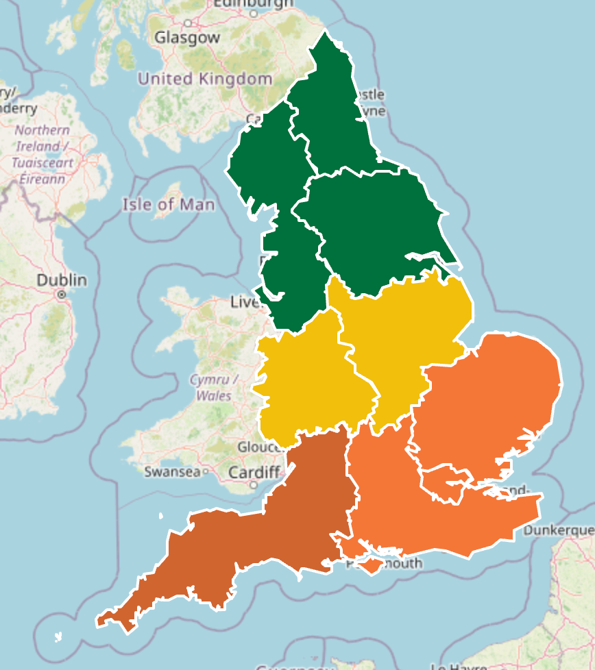 Yellow and amber heat health alerts have been issued across the Midlands, south-east and south-west