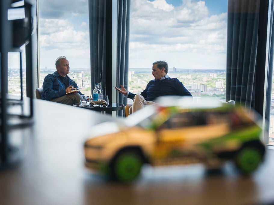 Skoda CEO Klaus Zellmer and Steve Fowler met at London's trendy art’otel in Hoxton (Skoda)