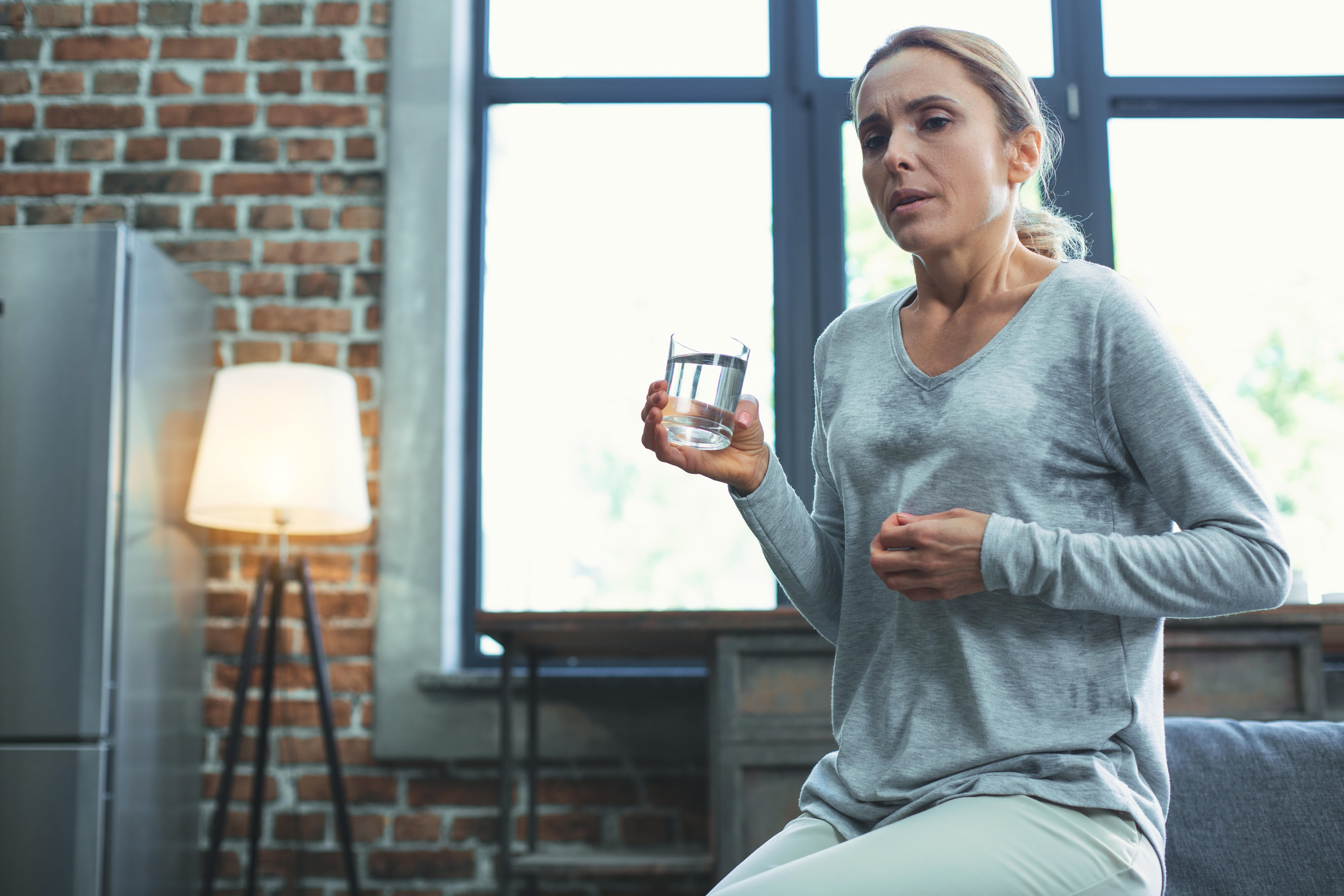 Lower oestrogen levels impact the body’s ability to regulate temperature.