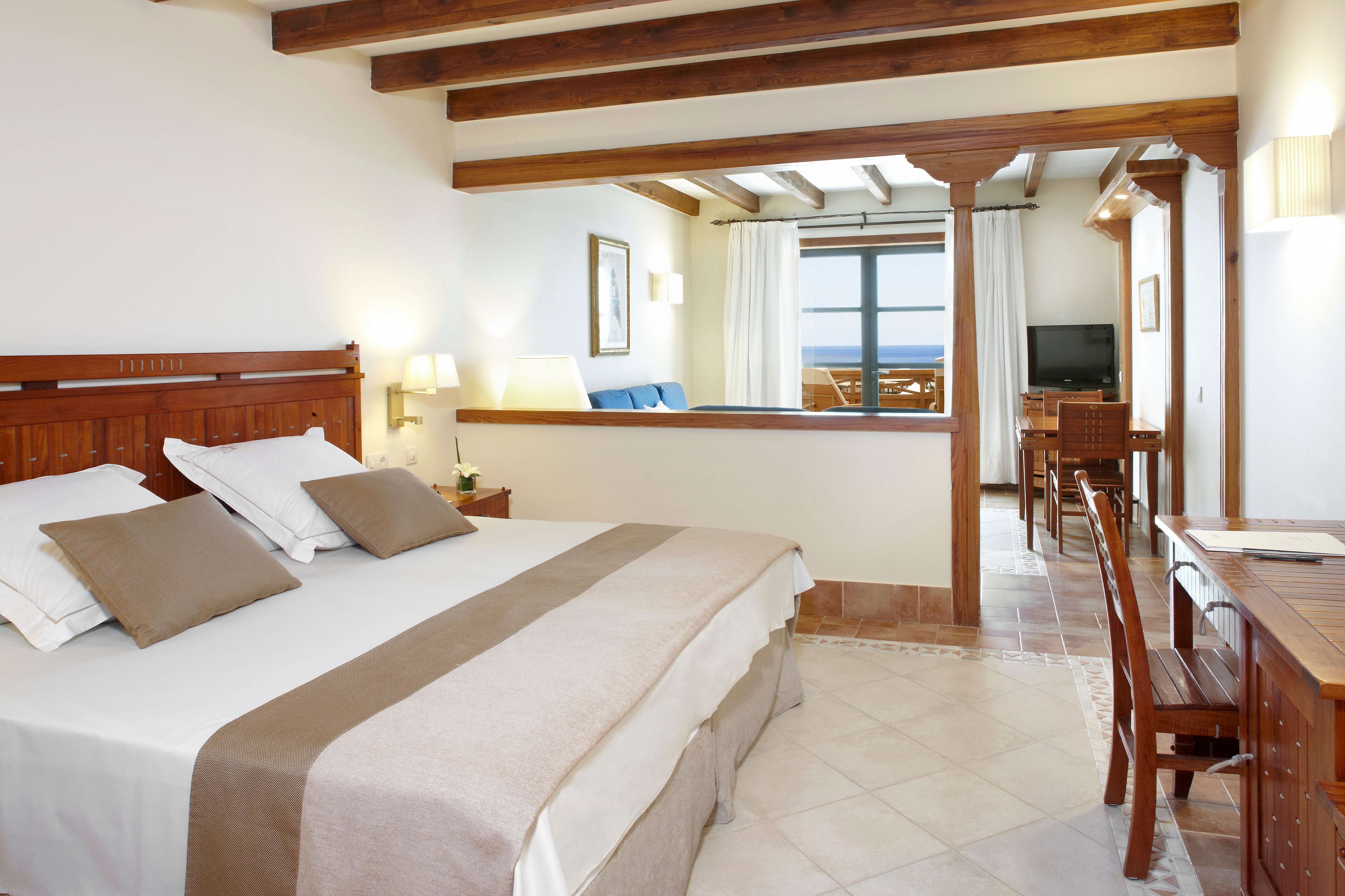 One of the roomy suites at Princesa Yaiza hotel