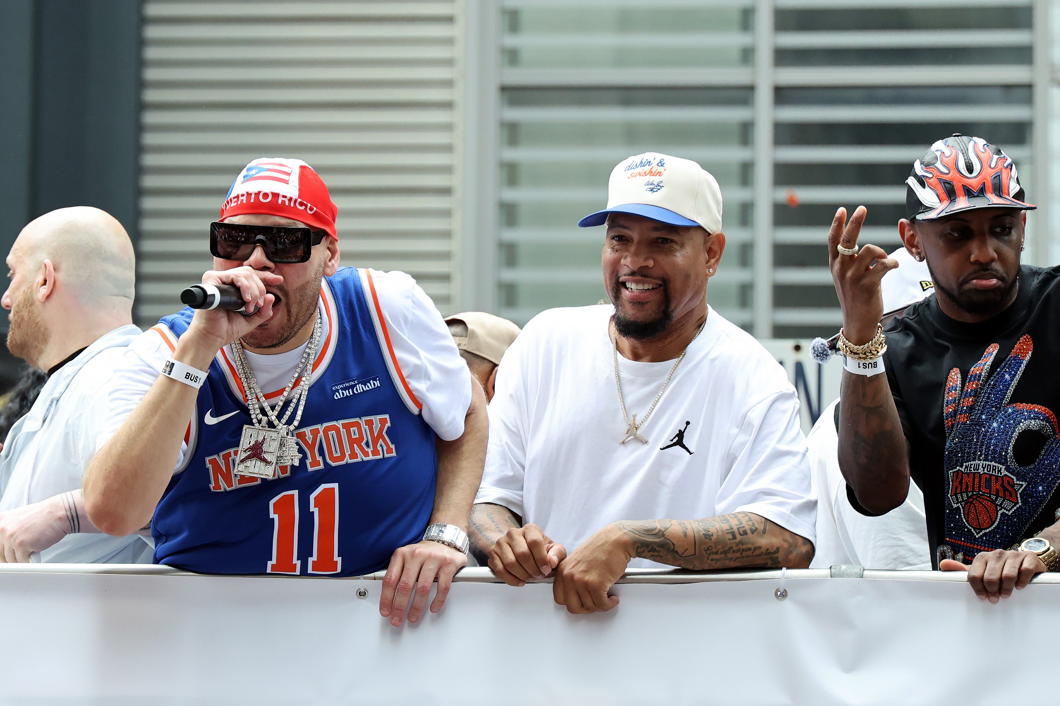 Fat Joe was among the Knicks mega fans in the crowd