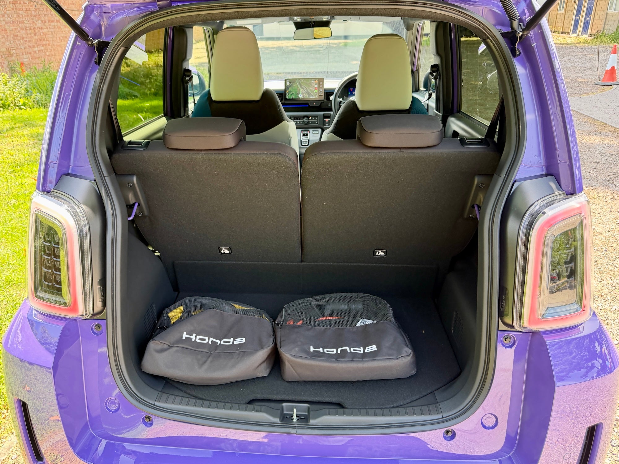The Honda Super-N's boot is tiny, but the low sill helps and the height means big loads can be carried with the rear seats down