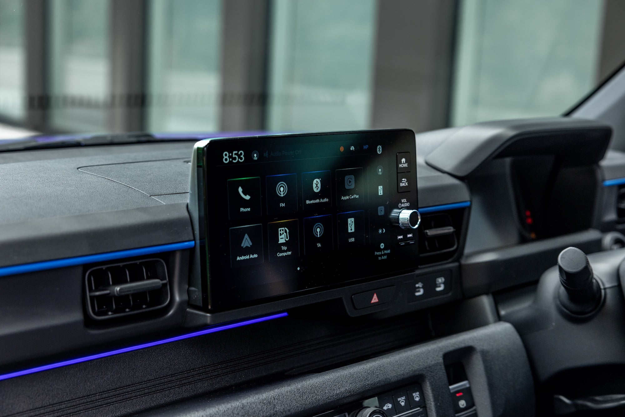 The Honda Super-N gets a nine-inch touchscreen with Apple CarPlay and Android Auto, plus a seven-inch digital driver display