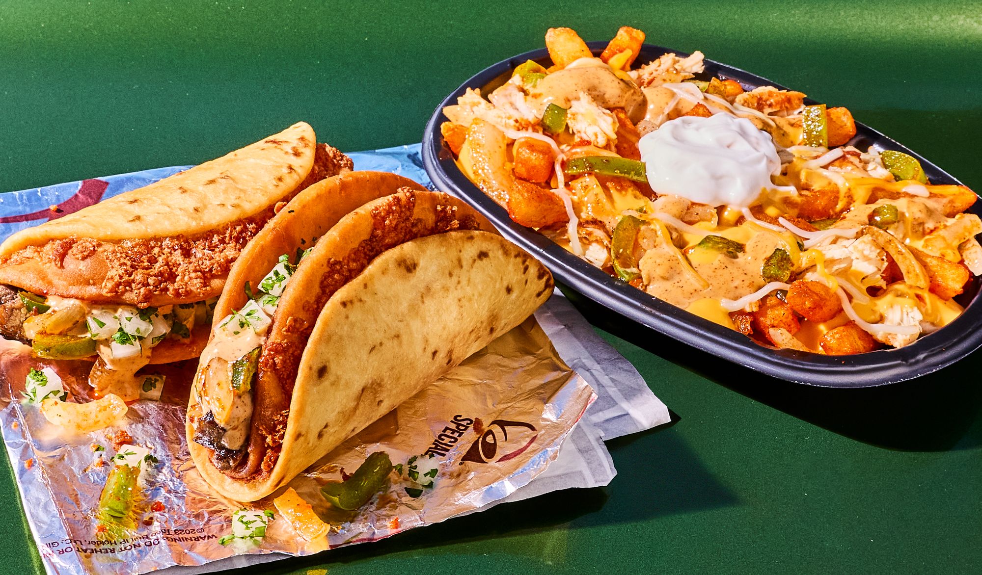 Taco Bell has added fajita-inspired items to its menu, including a new take on its chalupa and nacho fries