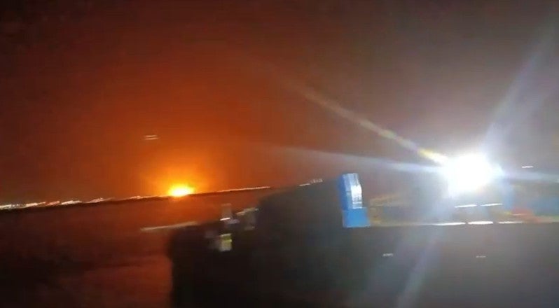 Pereira felt the vessel shaking when missiles fell from the sky
