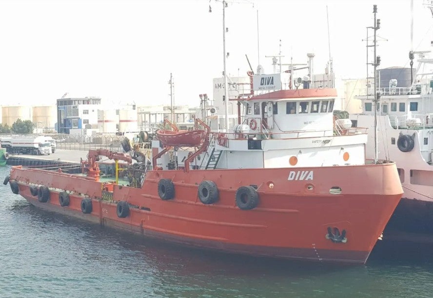 Diva, the vessel on which Rex Pereira was stranded in Basra, Iraq, when the war unfolded