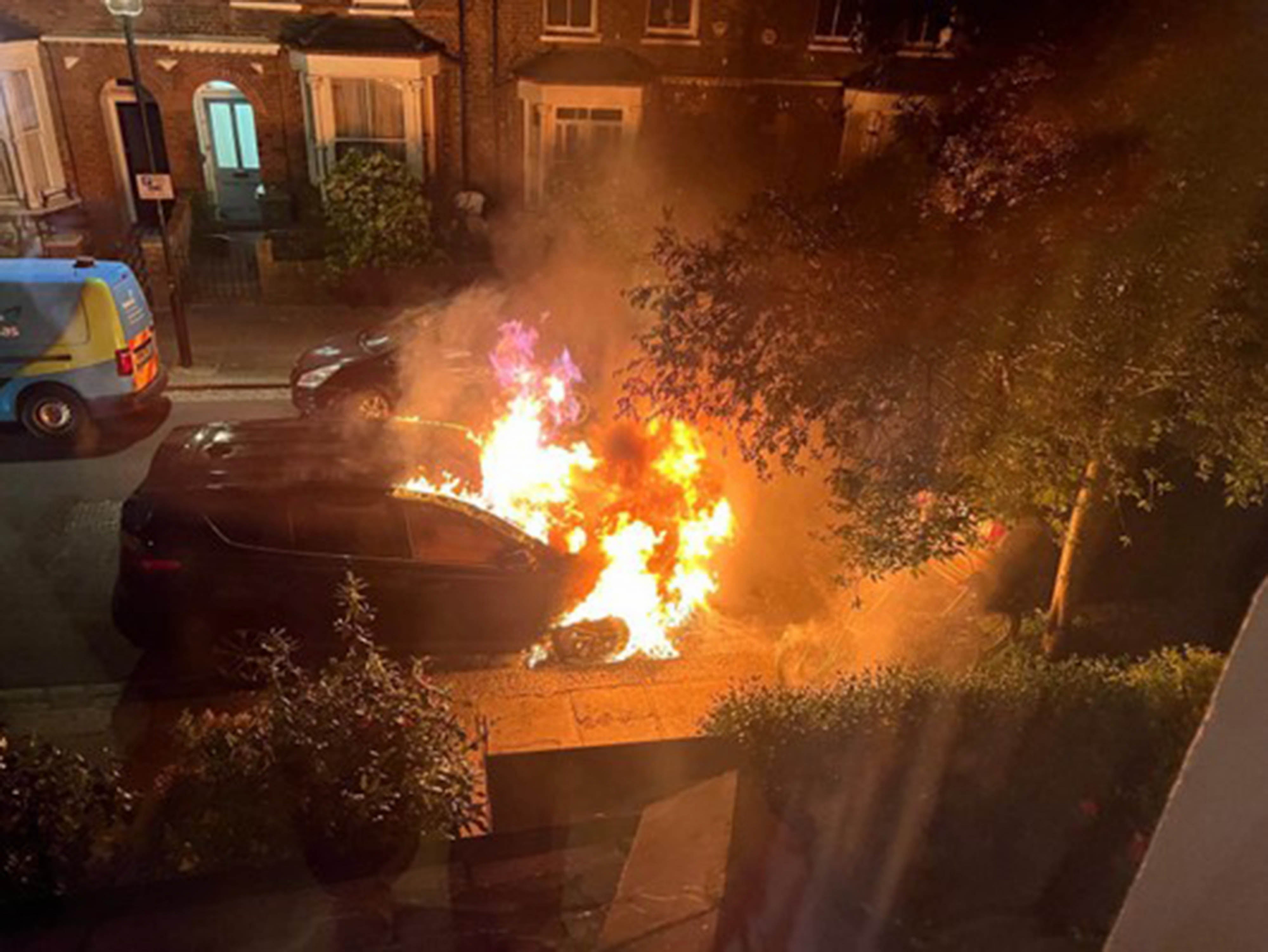 A Toyota Rav4 previously owned by the PM was set alight last May