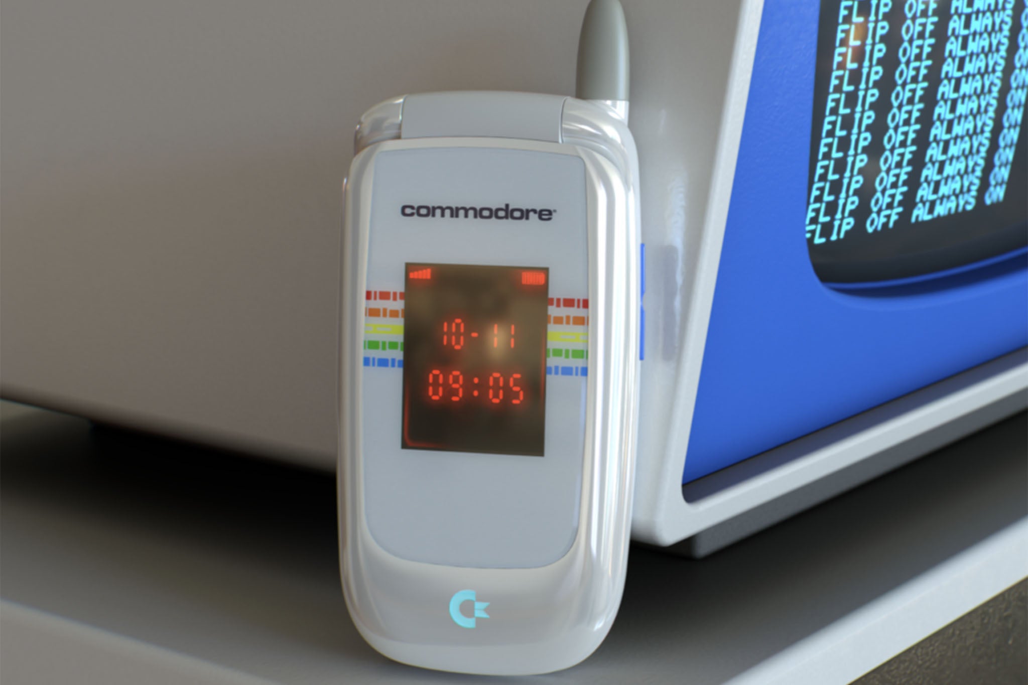 Retro video game company Commodore are the latest to get on the dumb phone craze (Commodore)