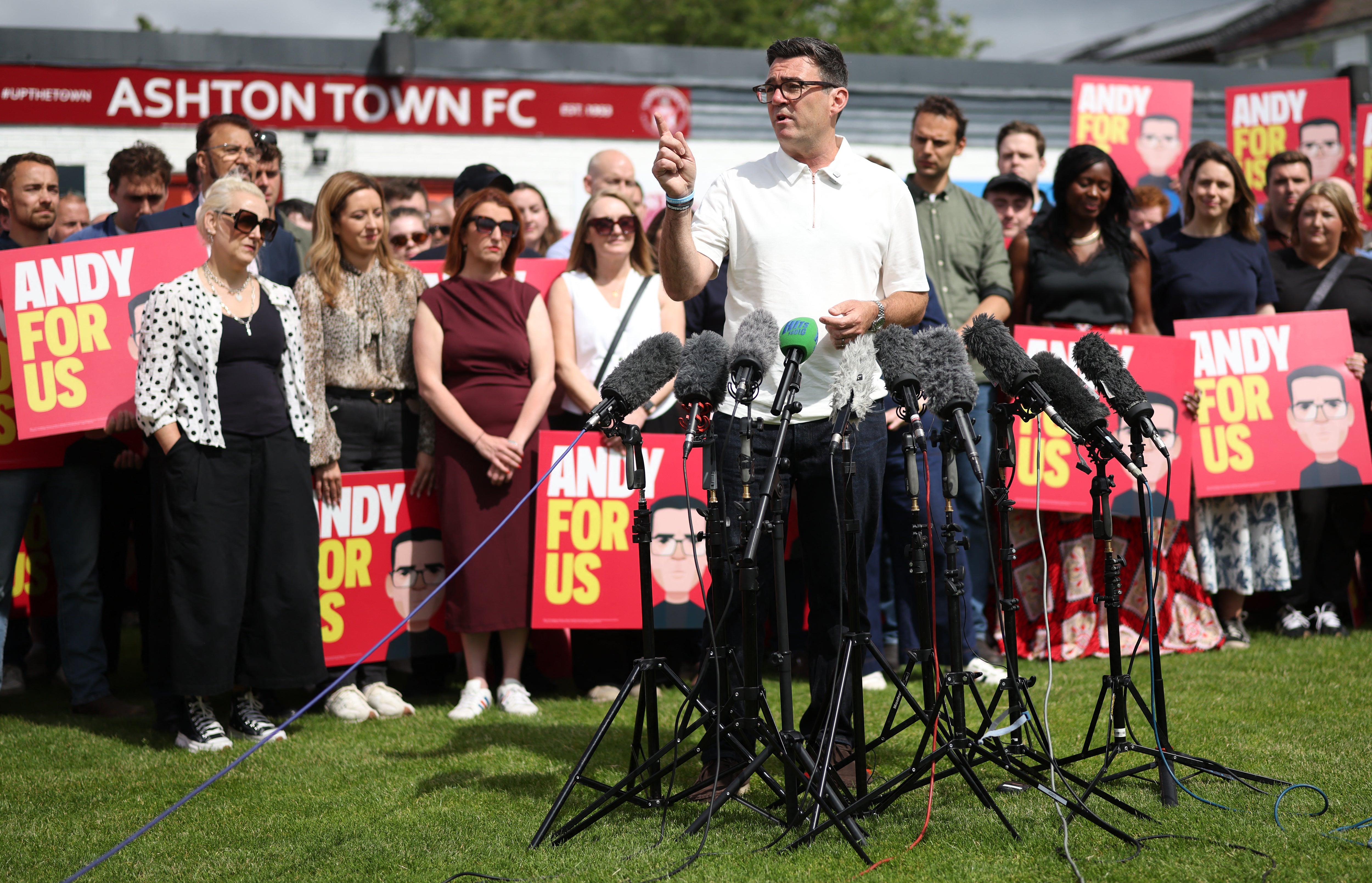 Andy Burnham has called for a 'new path for Britain'
