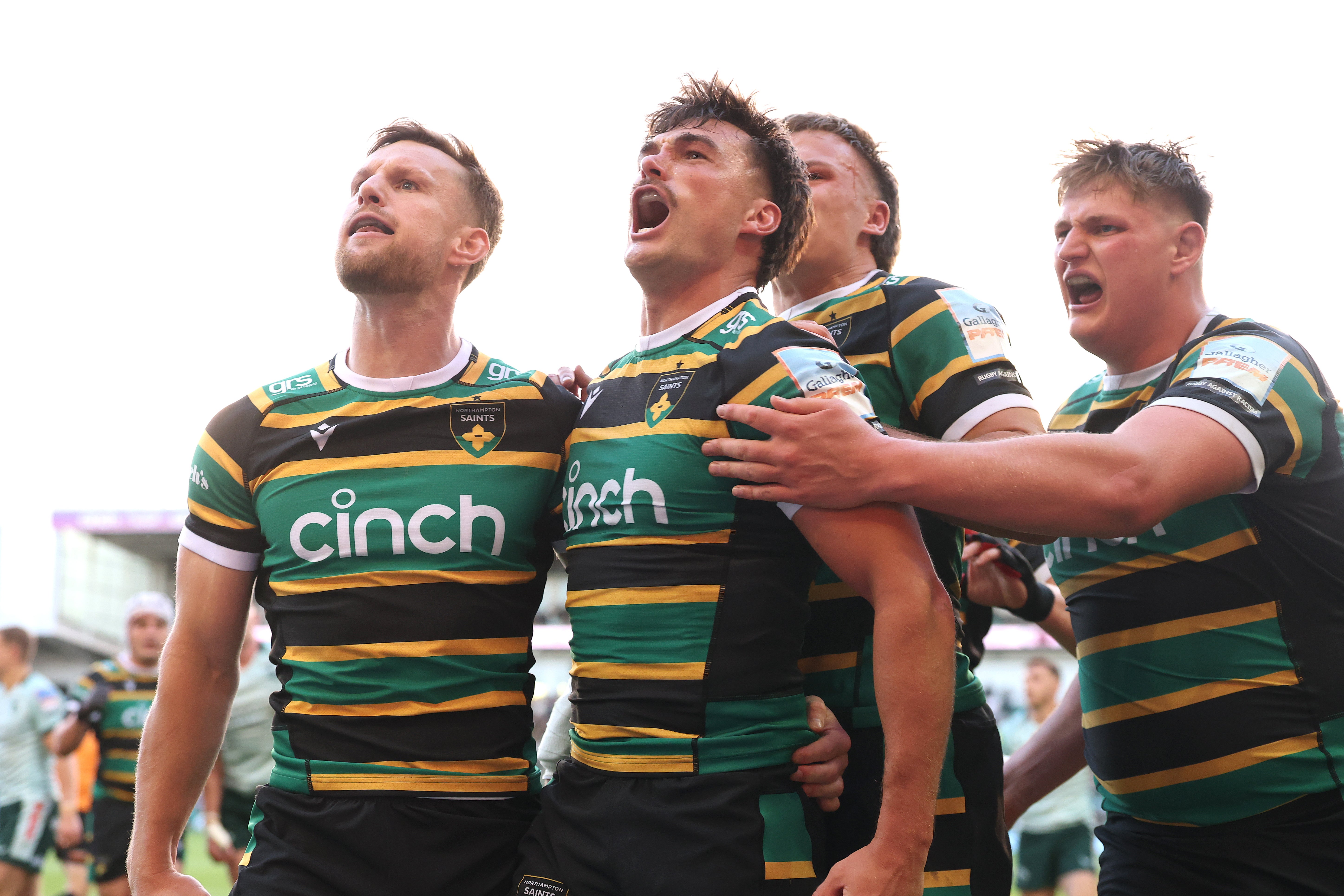 George Furbank (centre) will bid farewell to his boyhood club after the final (Getty)