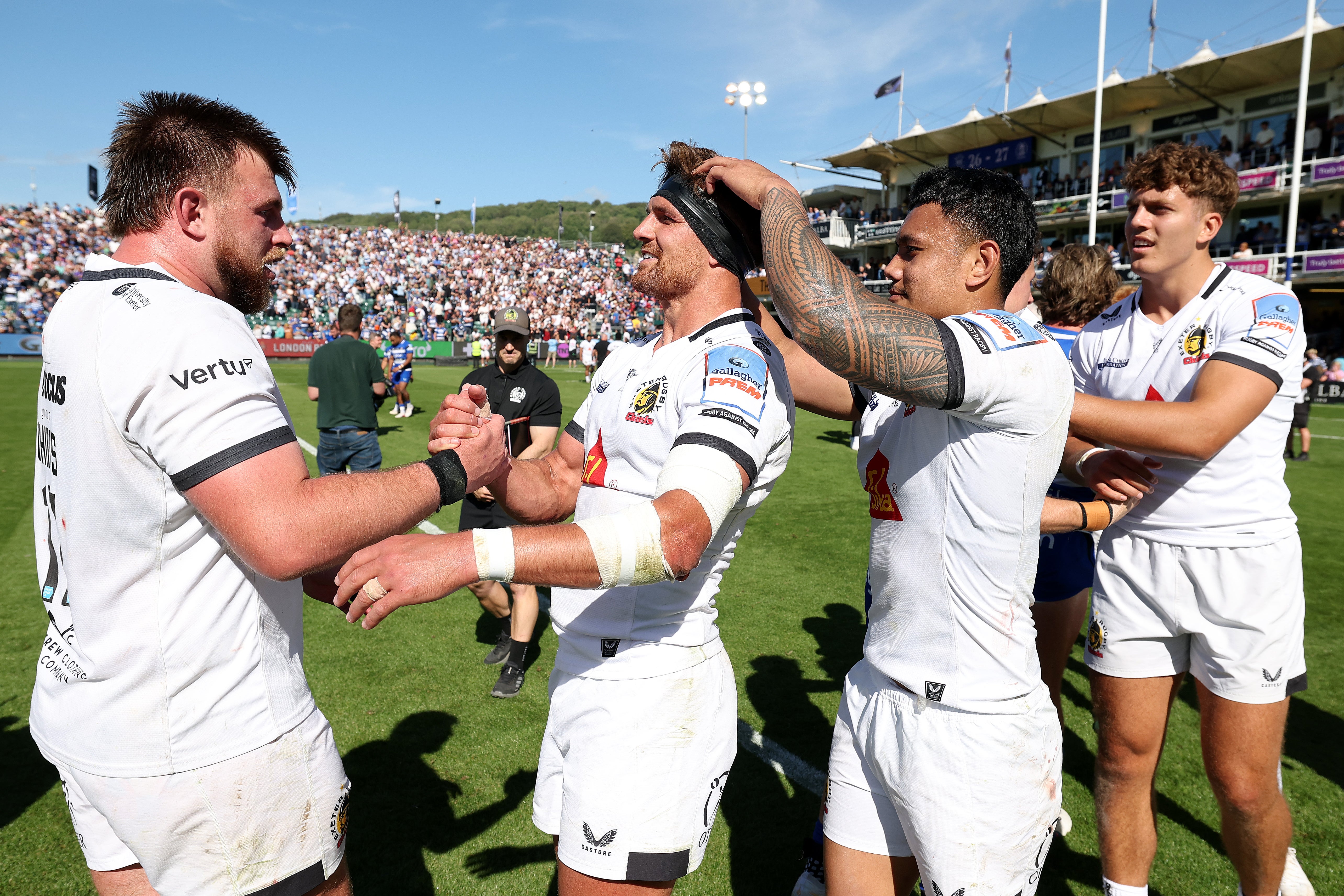 Exeter roared back to pip Bath in their semi-final (Getty)