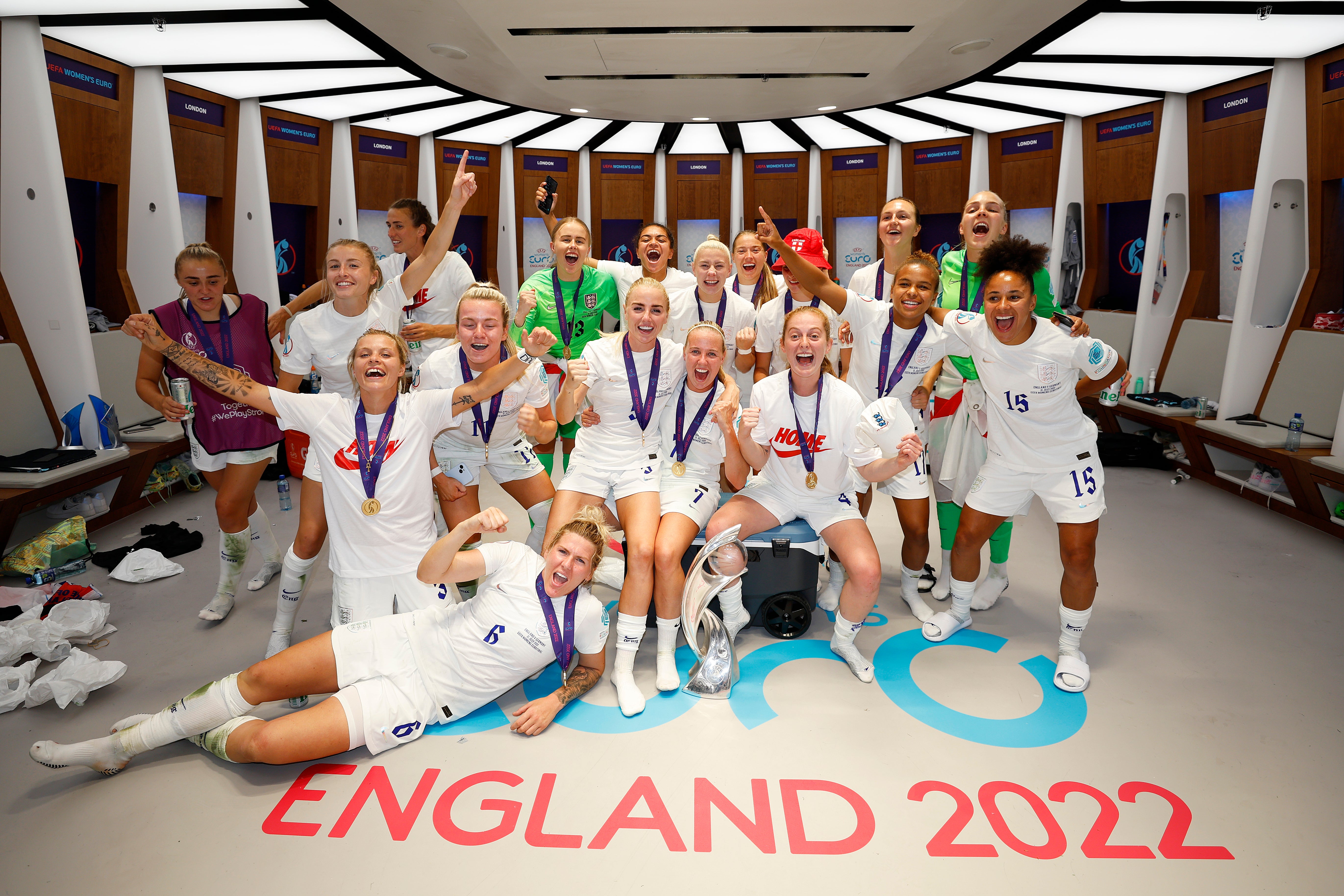 Earps won the Euros with England in 2022