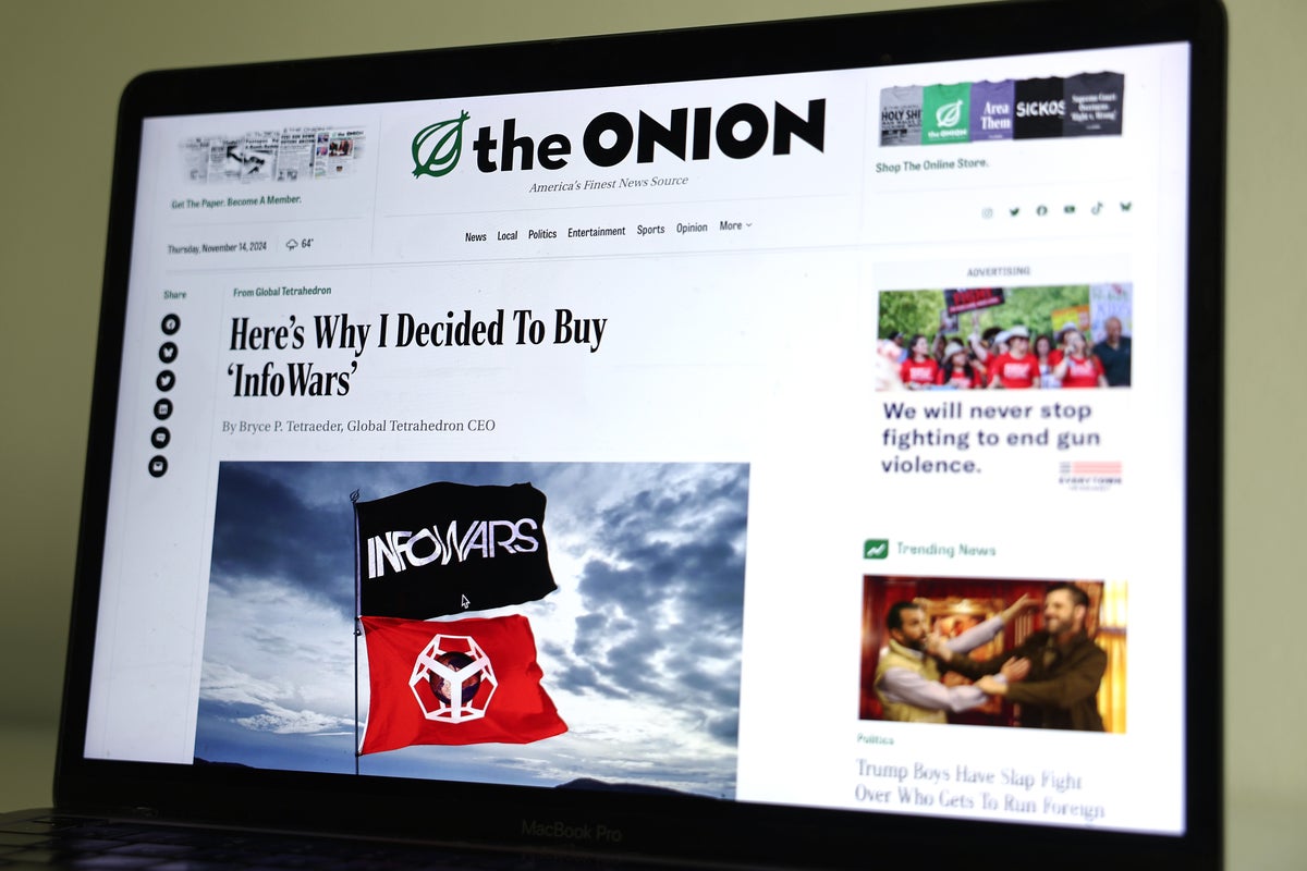 The Onion isn’t waiting for a judge’s order and plans to launch new InfoWars site to help support Sandy Hook families
