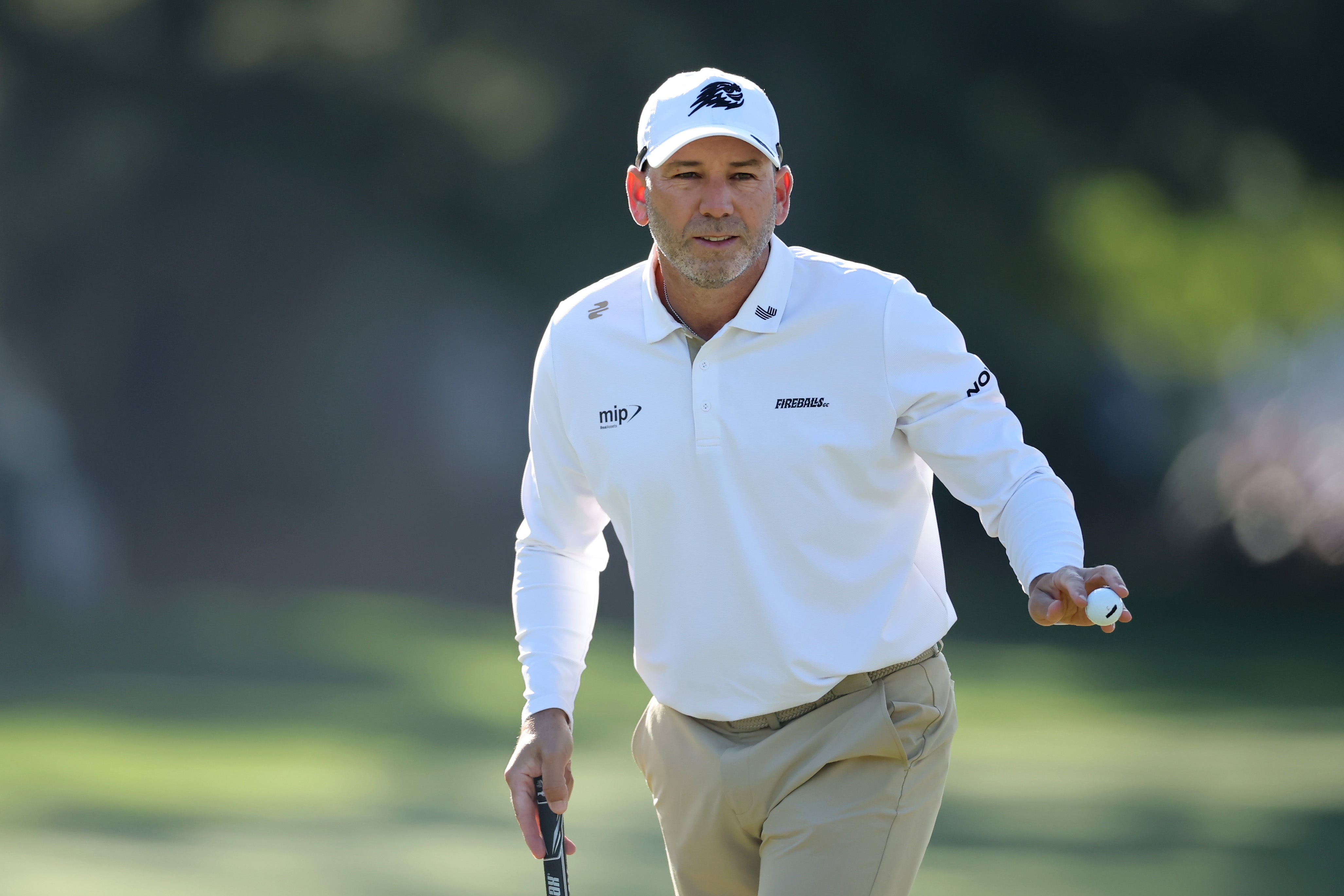 Sergio Garcia was warned about his conduct at the Masters