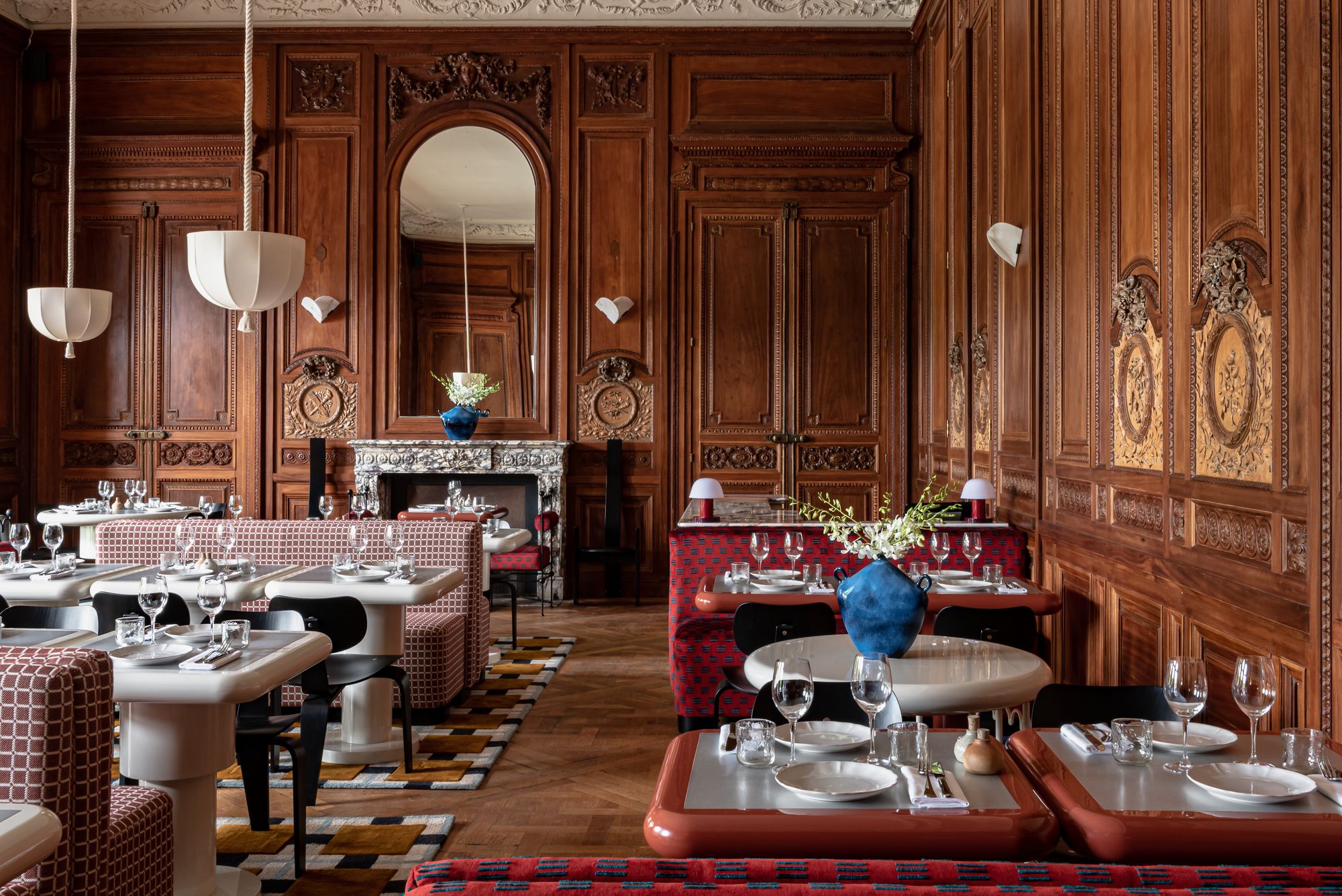 The main restaurant has a menu by Jackson Boxer