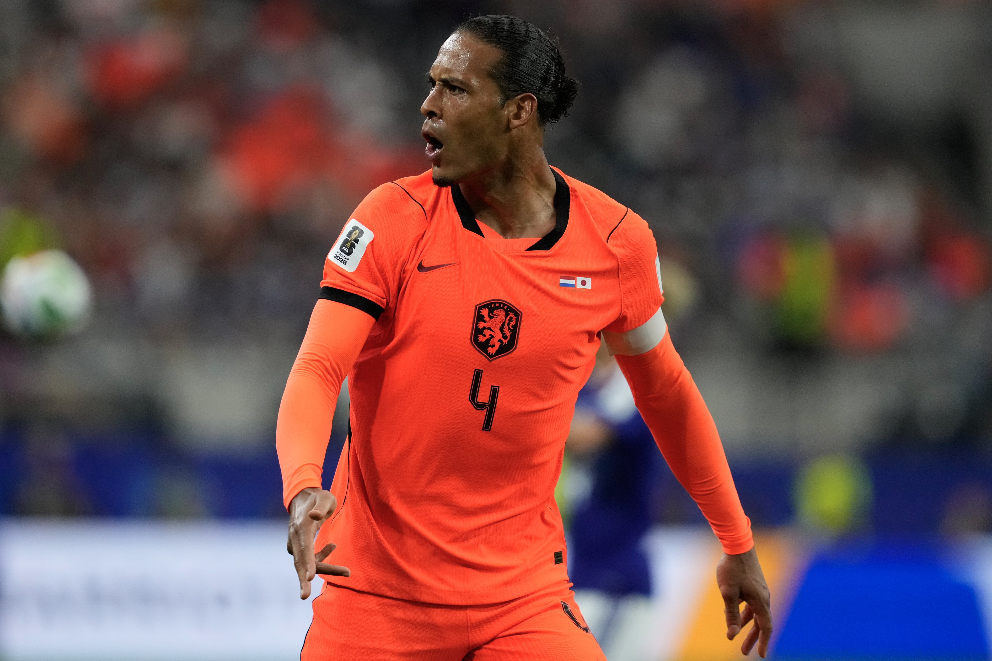 Virgil van Dijk’s Netherlands side will hope to get their first win of the World Cup (Tony Guttierez/AP) (AP)