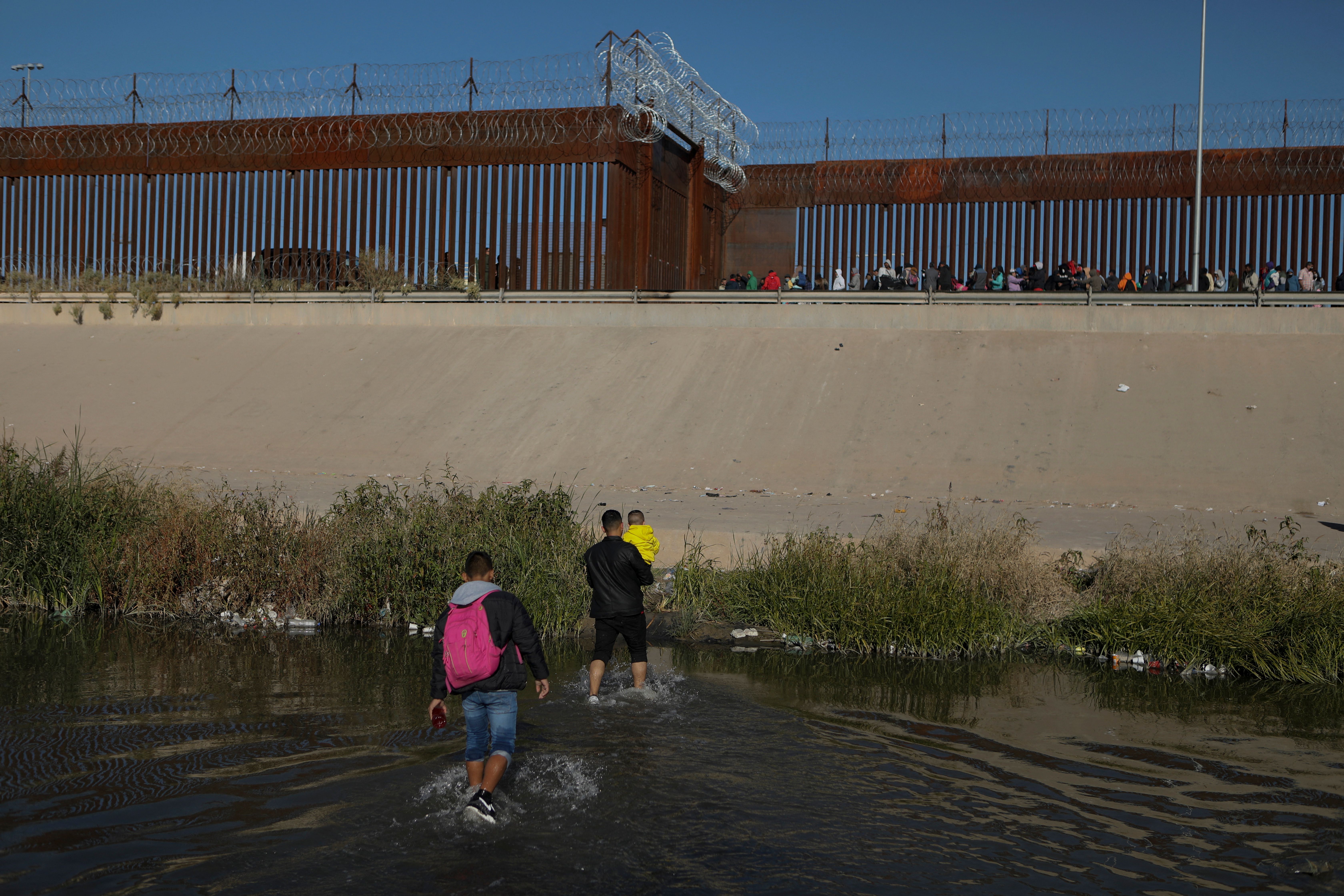Wall construction has already exacerbated flooding and harming existing levee systems on the border (AFP/Getty)
