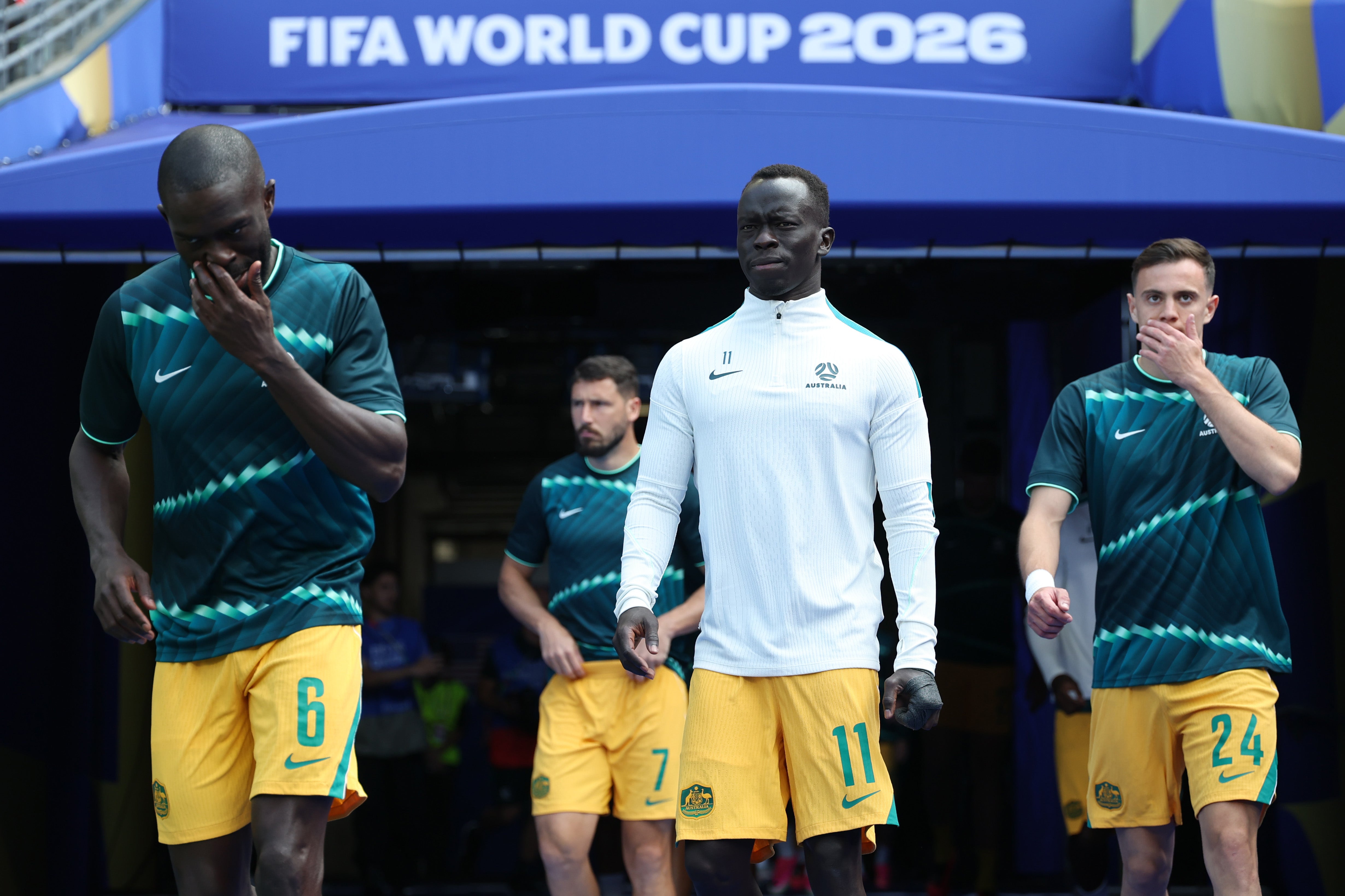Mabil took part in a video message about diversity ahead of the World Cup that went viral