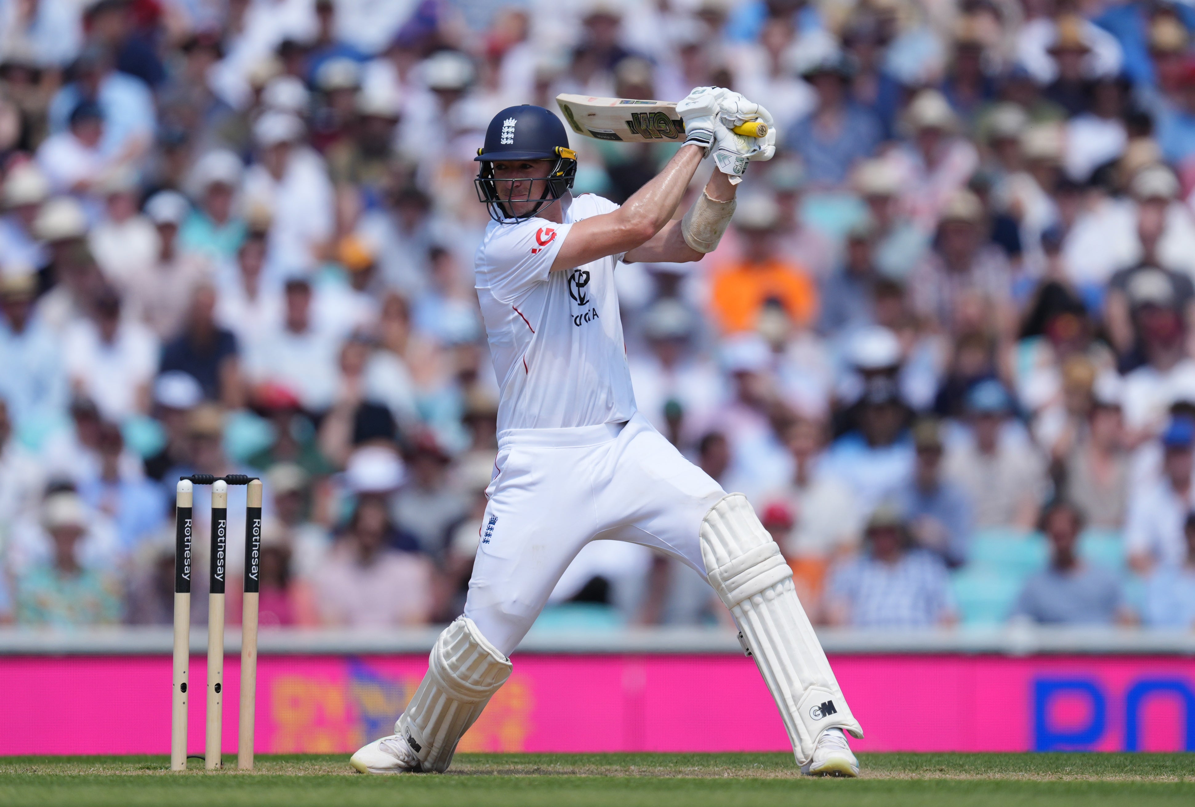 Matt Fisher carved his way to a Test half-century