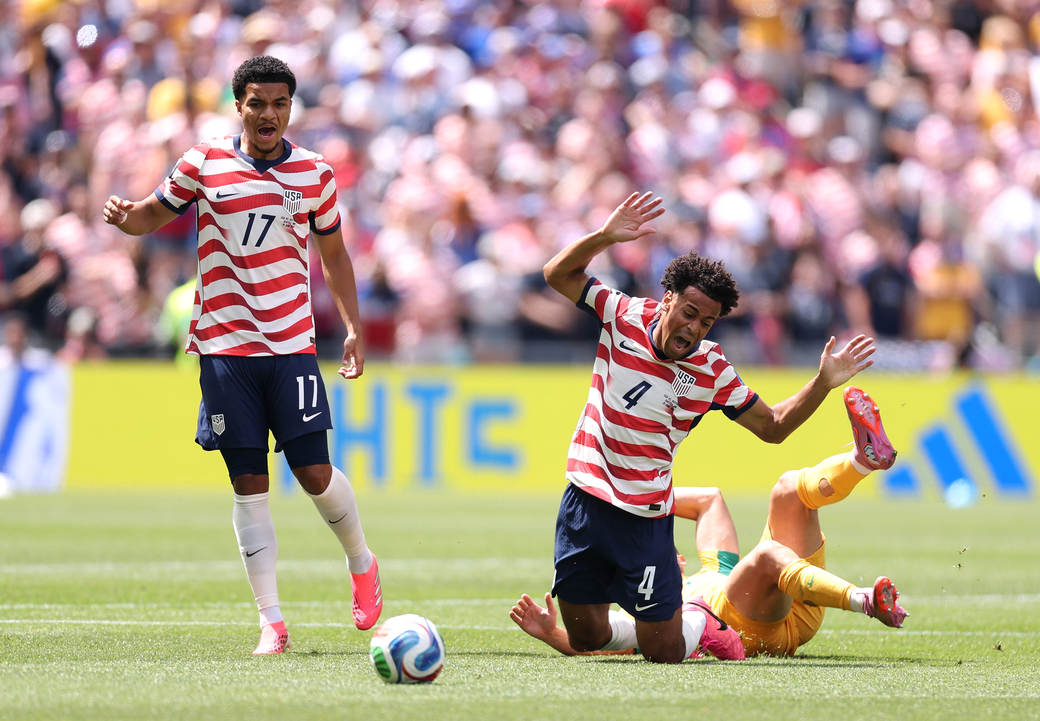 The match against Australia comes amid attempts by U.S. President Donald Trump's administration to eradicate diversity, equity and inclusion initiatives