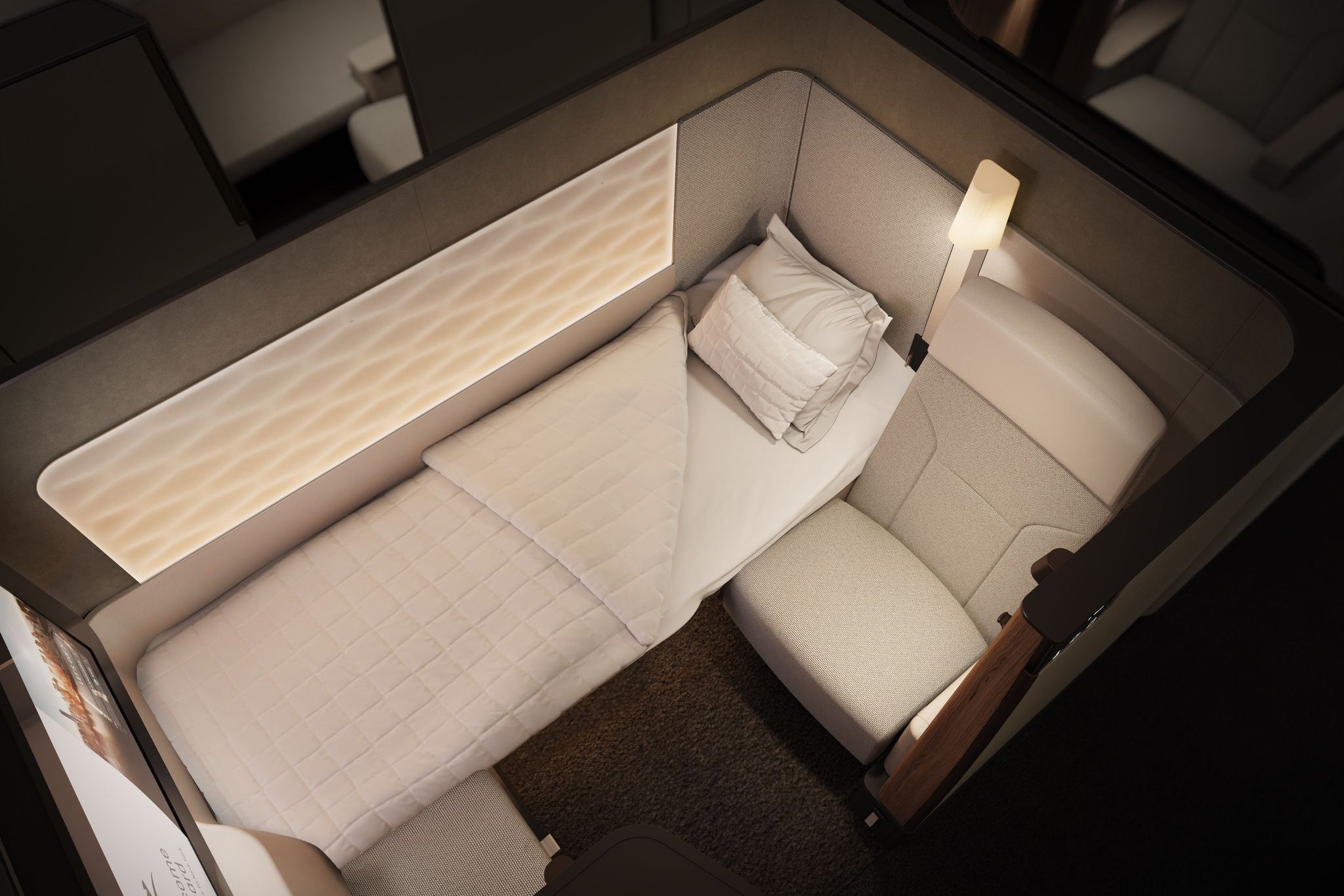 First class suites will include lie-flat beds (Airbus / Qantas)