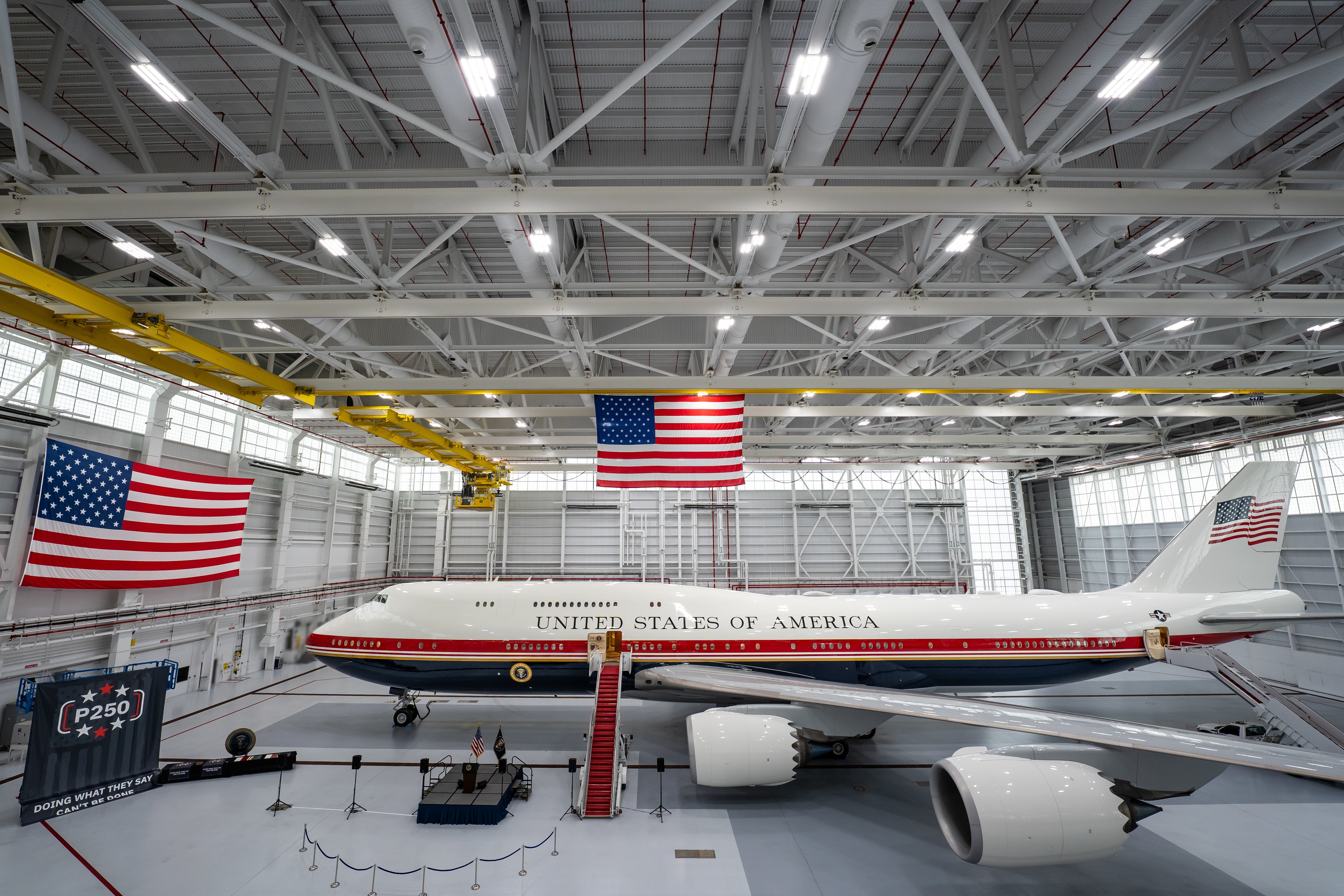 'There will never be one like this. This is very unique,' the 80-year-old president said of the aircraft