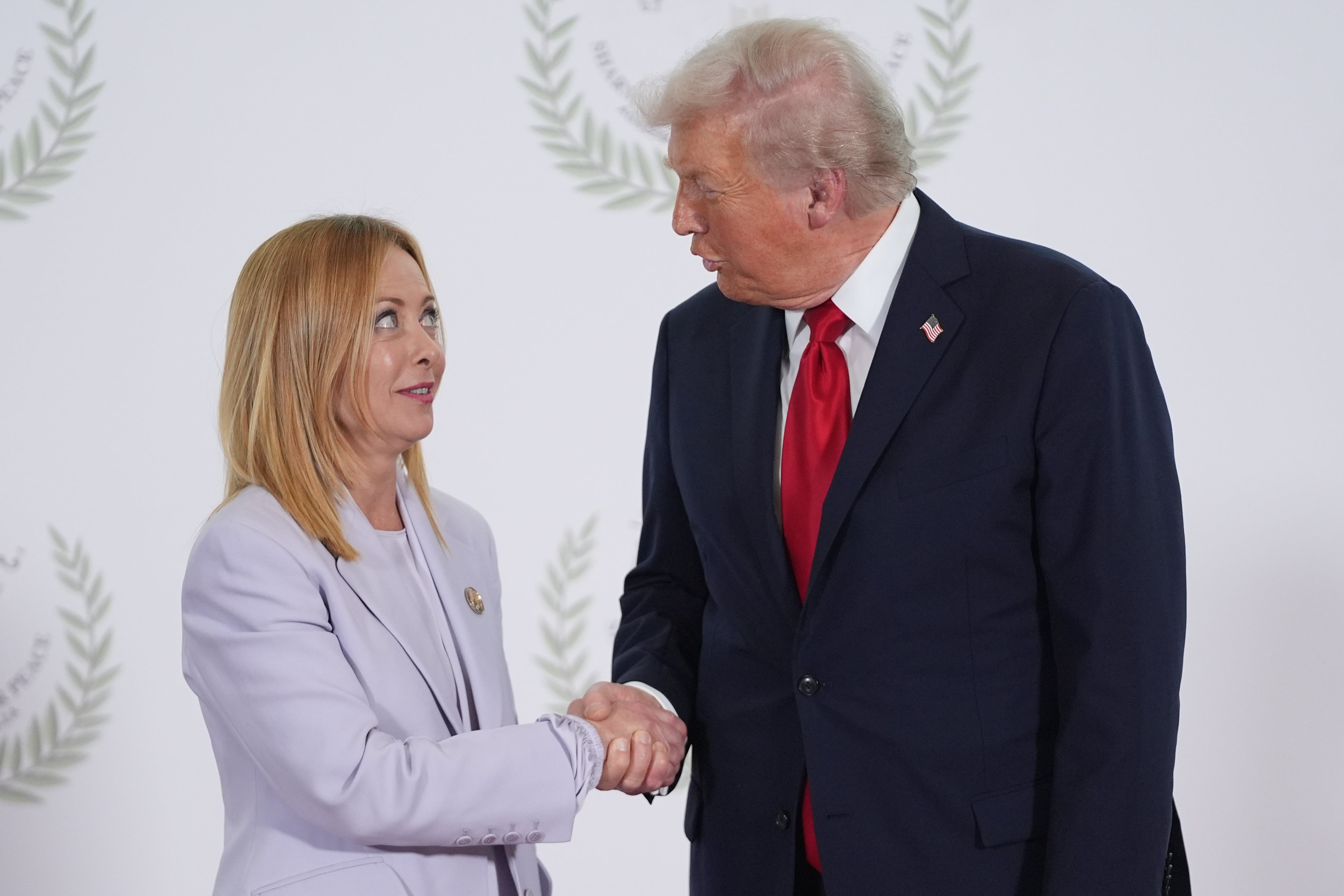 President Donald Trump doubled down on his feud with Italian Prime Minister Giorgia Meloni
