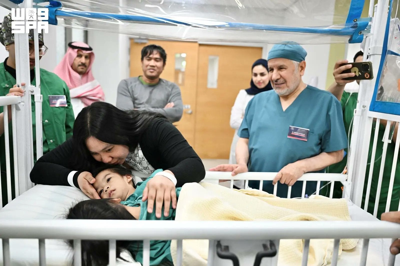 The Saudi government is reported to have paid for all the costs of the separation and aftercare, according to the Philippines News Agency.