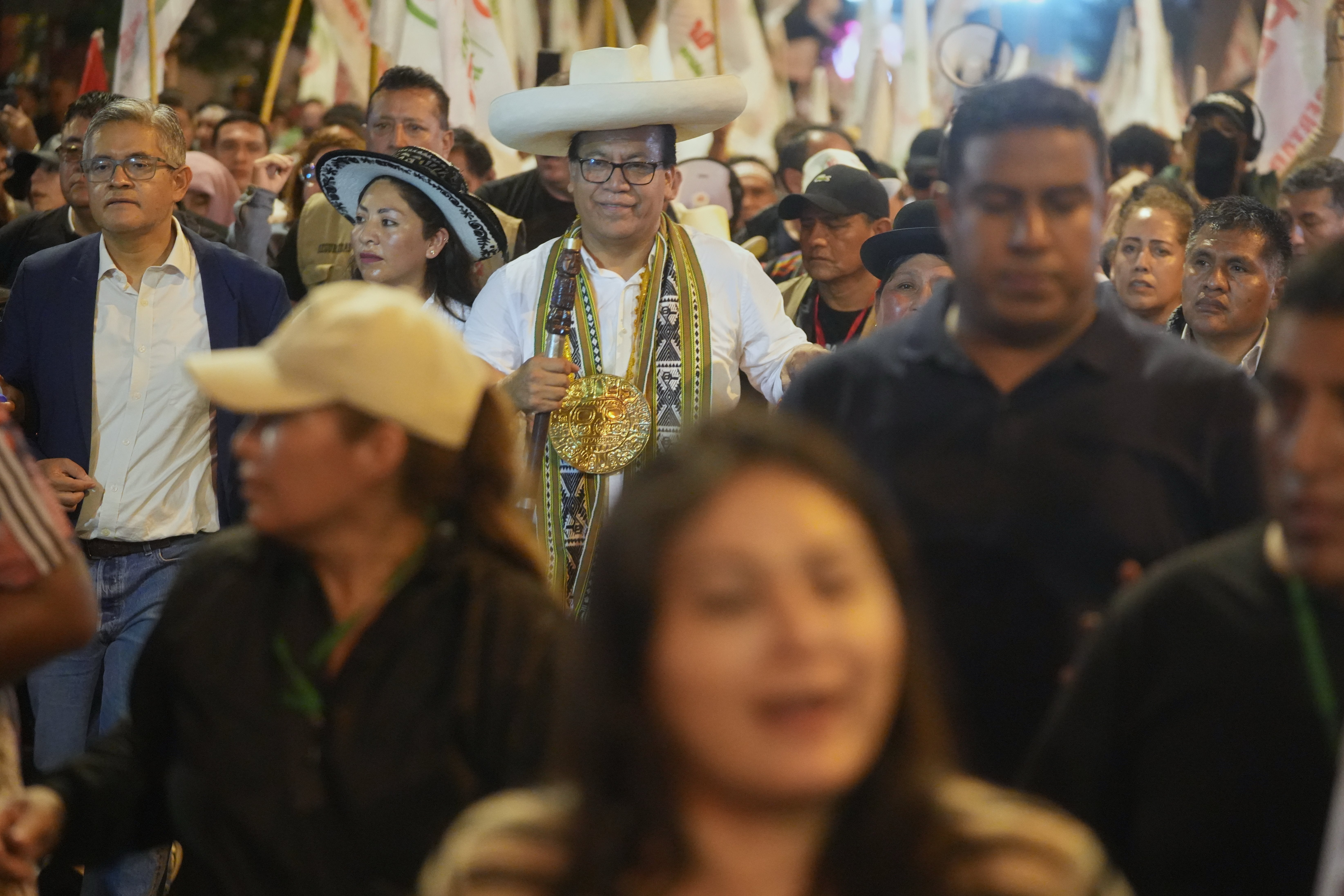 PERÚ-ELECCIONES PROTESTA