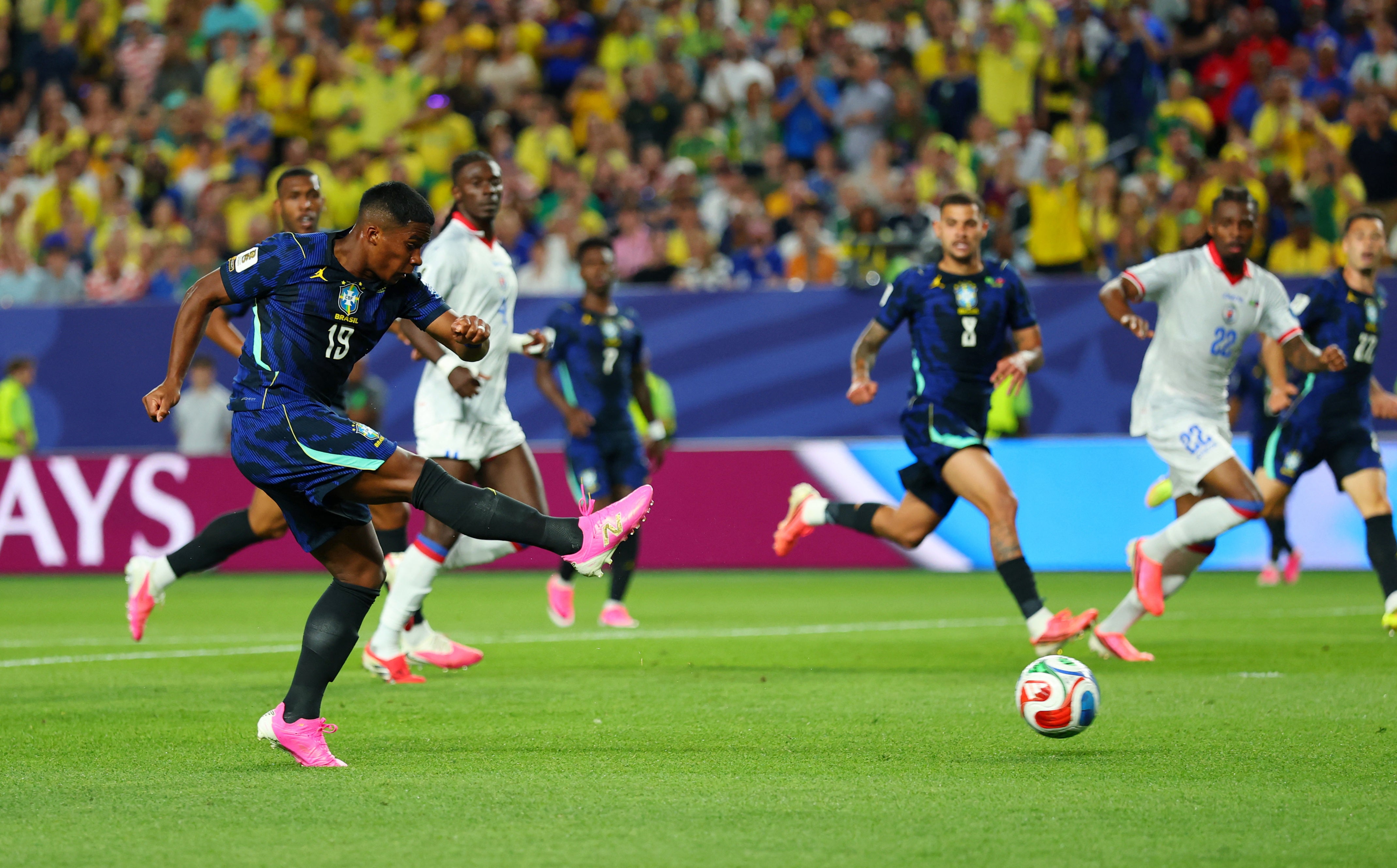 Endrick had his own well-taken effort ruled out for offside after coming on