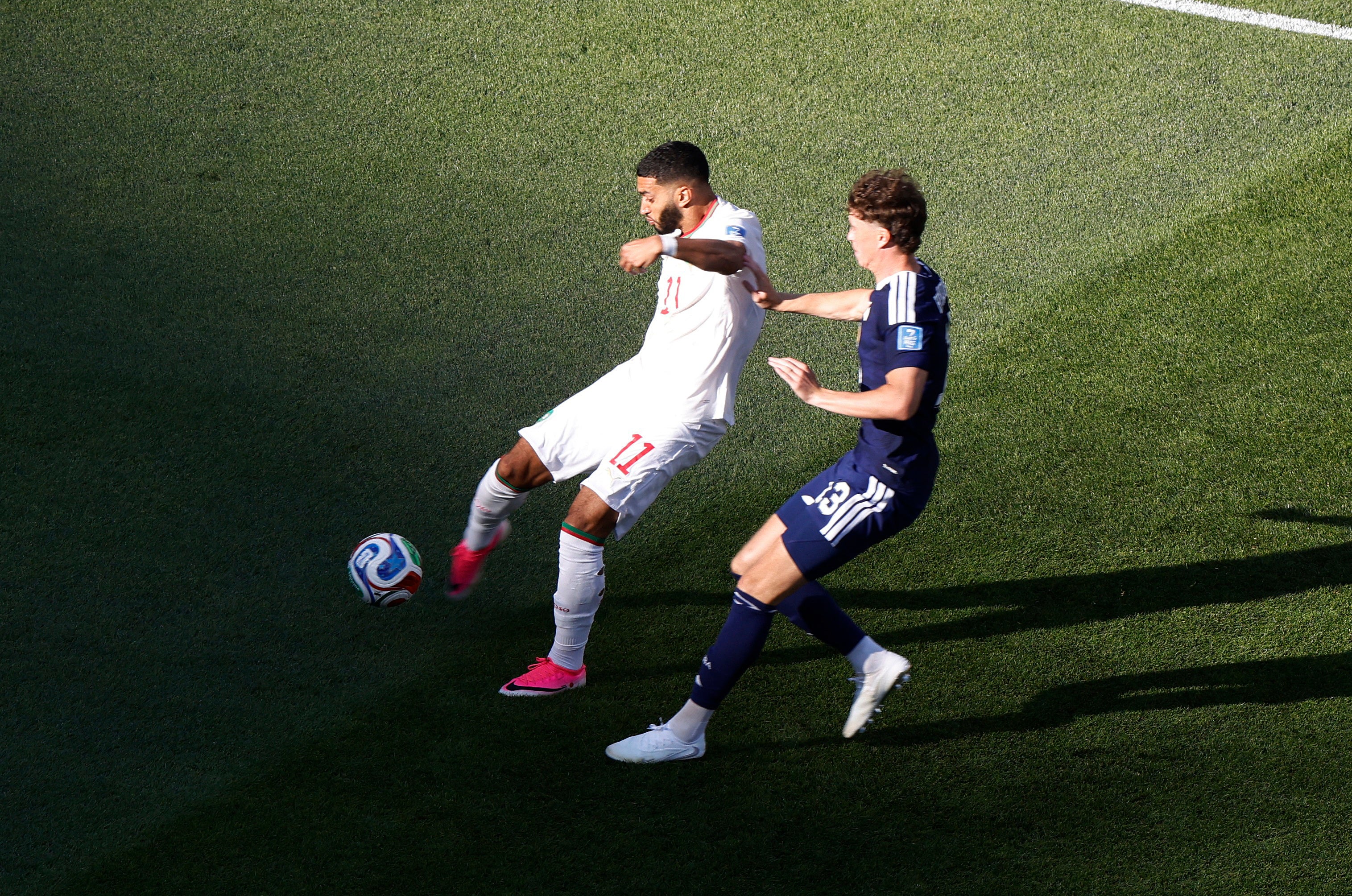 Ismael Saibari's goal inside the first 70 seconds was enough to earn Morocco a 1-0 win over Scotland