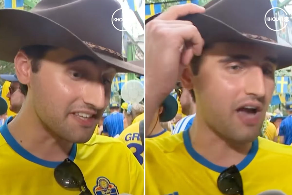 Swedish World Cup fan goes viral for praising Texas gas station chain that sold him fabulous cowboy hat