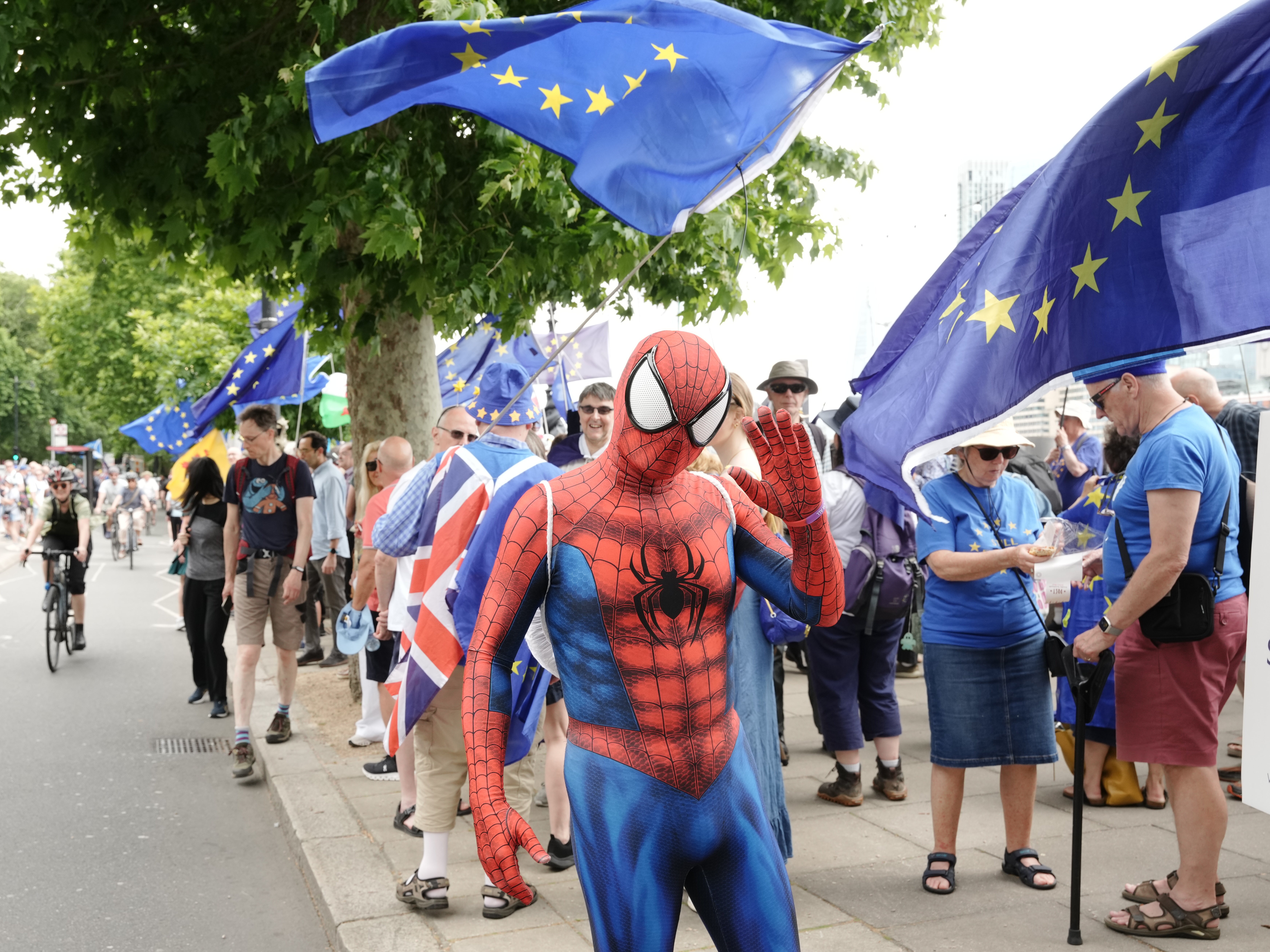 It is 10 years since the Brexit referendum (Jeff Moore/PA)