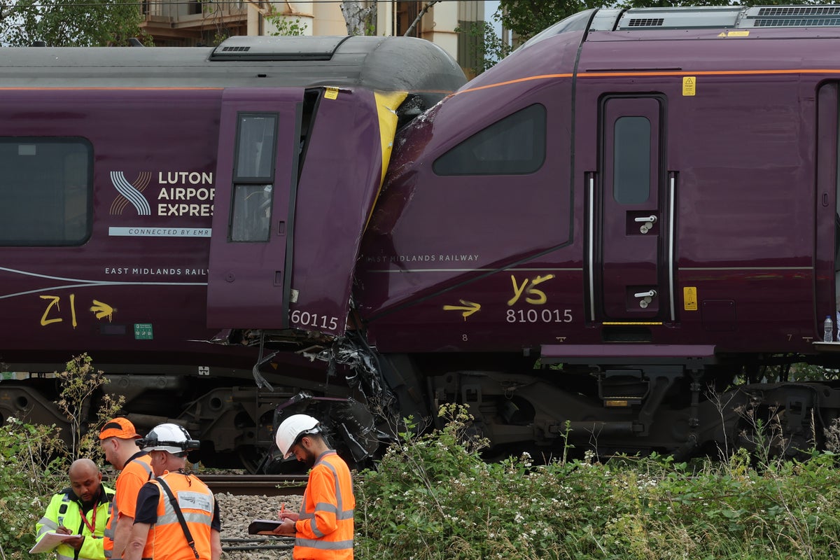 Nine left in critical condition after UK train collision that killed driver
