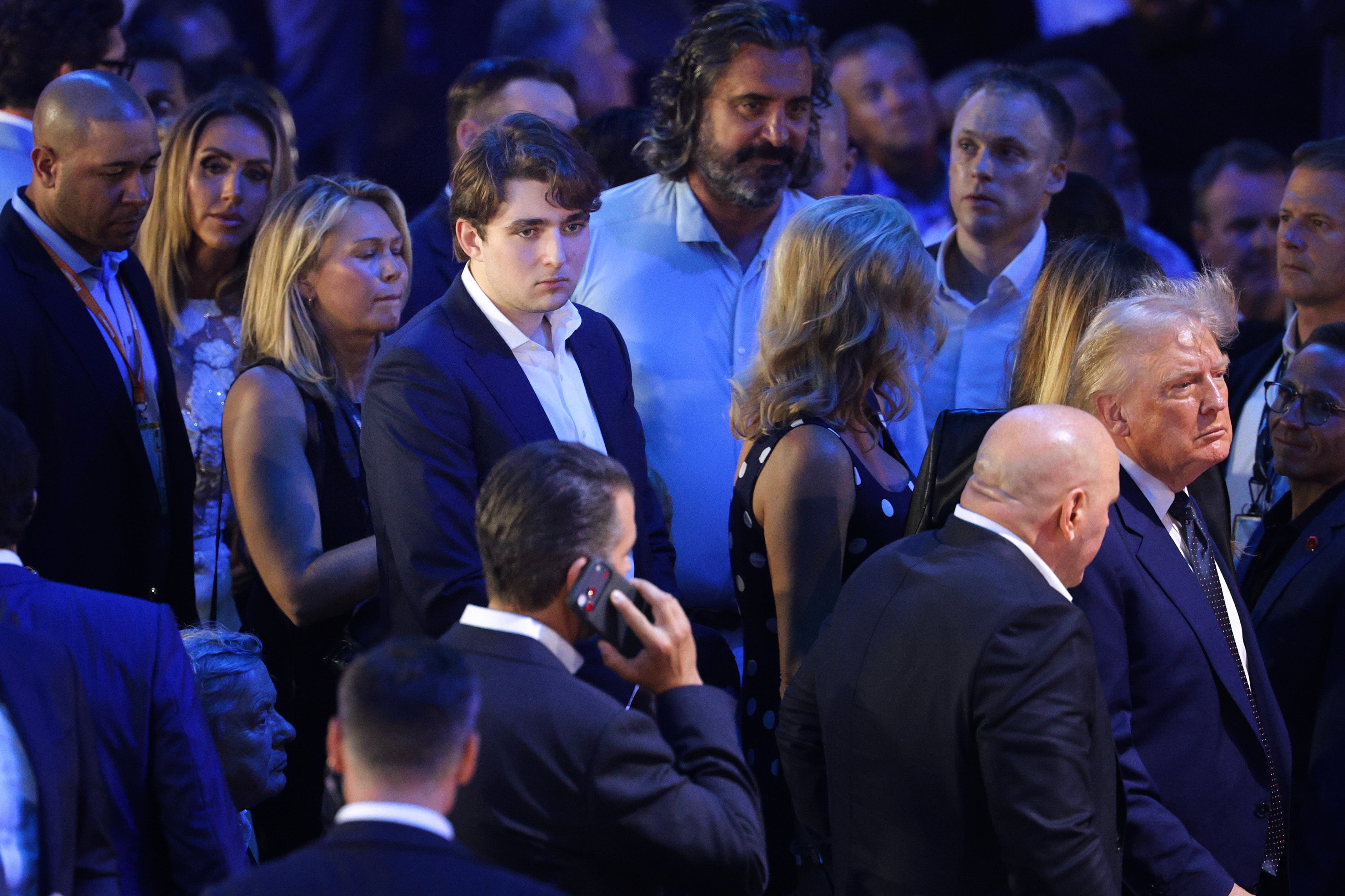 Barron Trump was spotted at the White House's UFC Freedom 250 event last week, alongside other members of his family