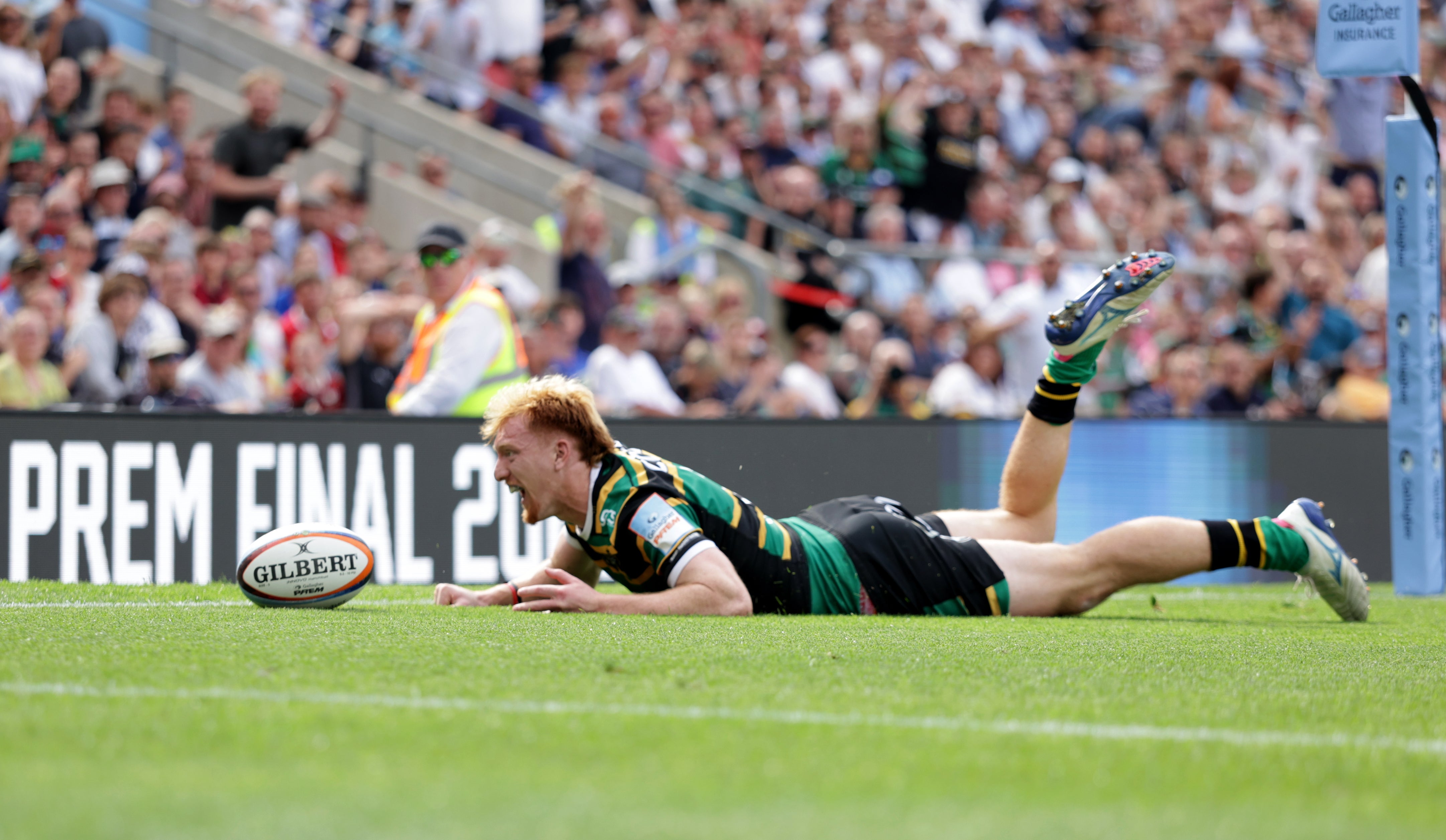 George Hendy crossed twice in three minutes for Northampton (Steve Paston/PA)