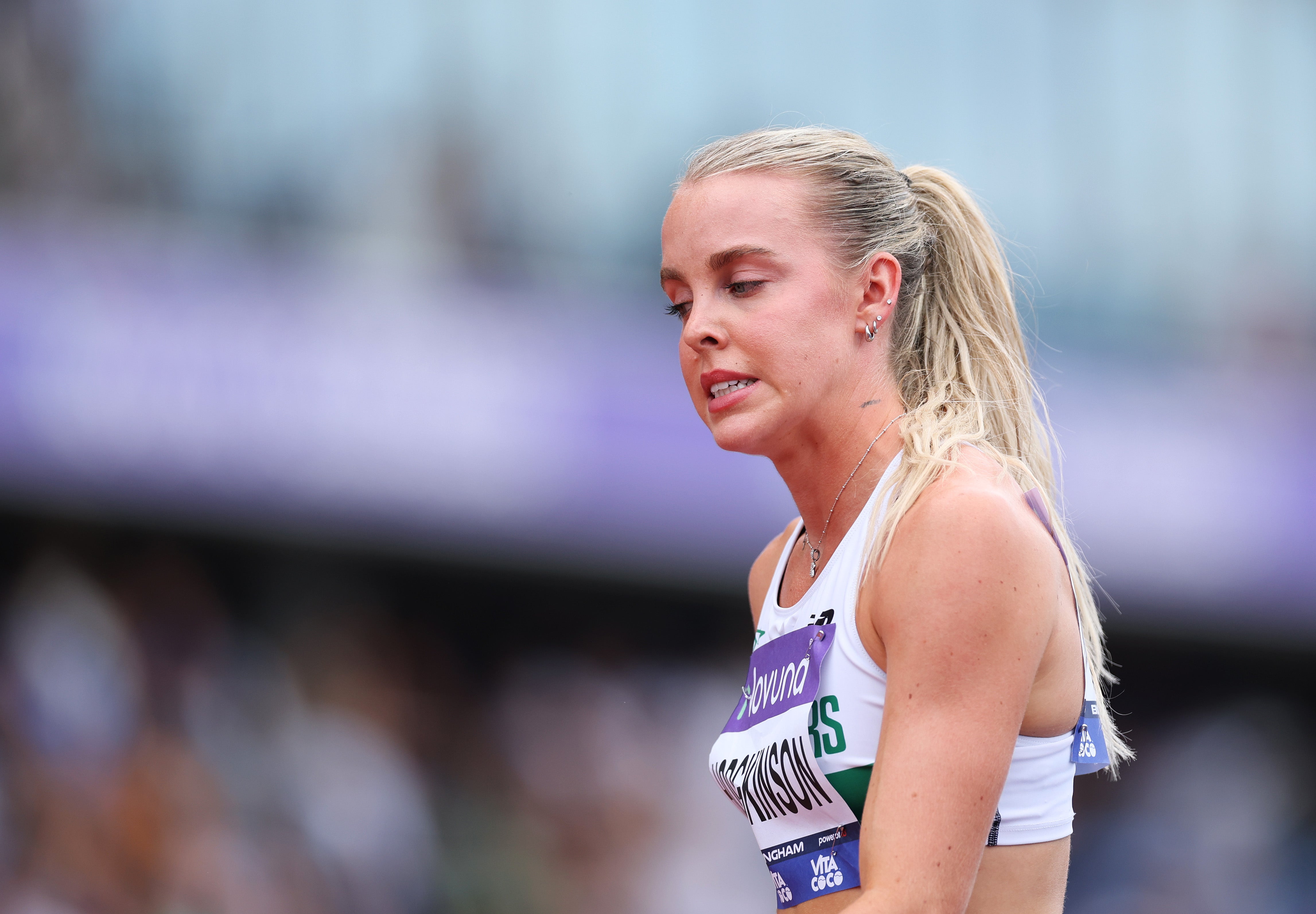 Keely Hodgkinson was unable to win her heat but still made the 400m final