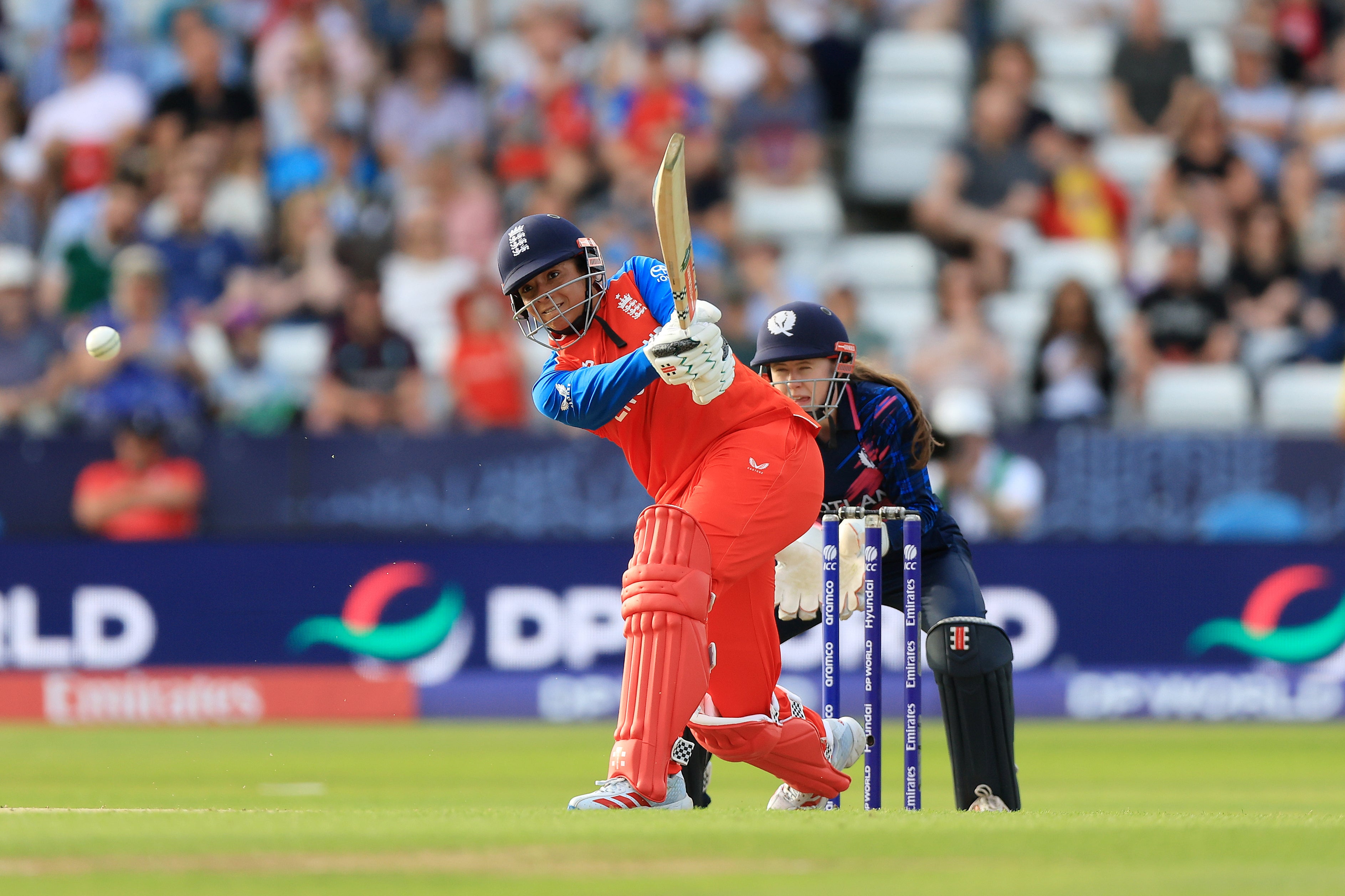 England’s Sophia Dunkley shone (Nigel French/PA)