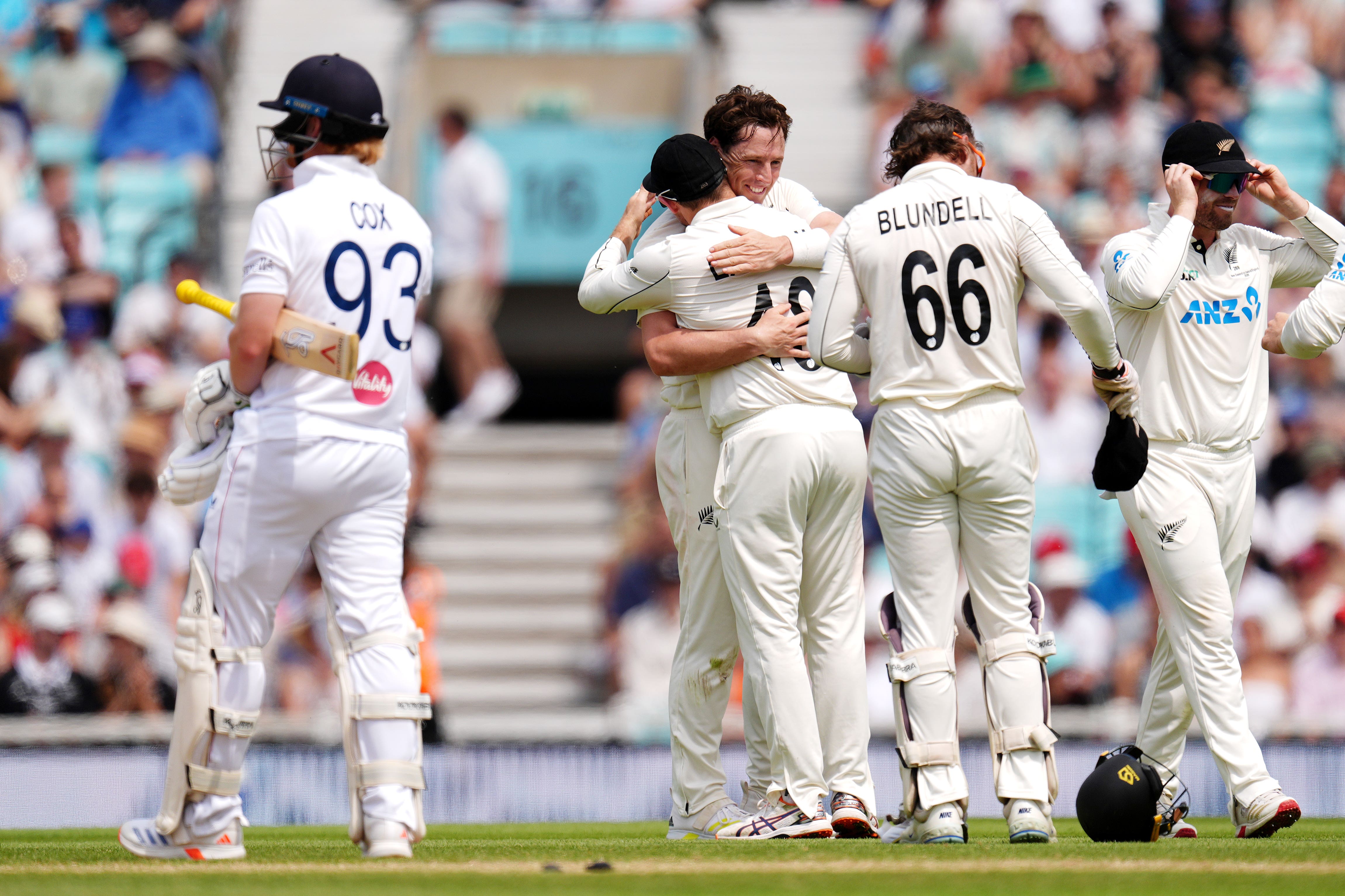 England were beaten heavily by New Zealand at the Oval