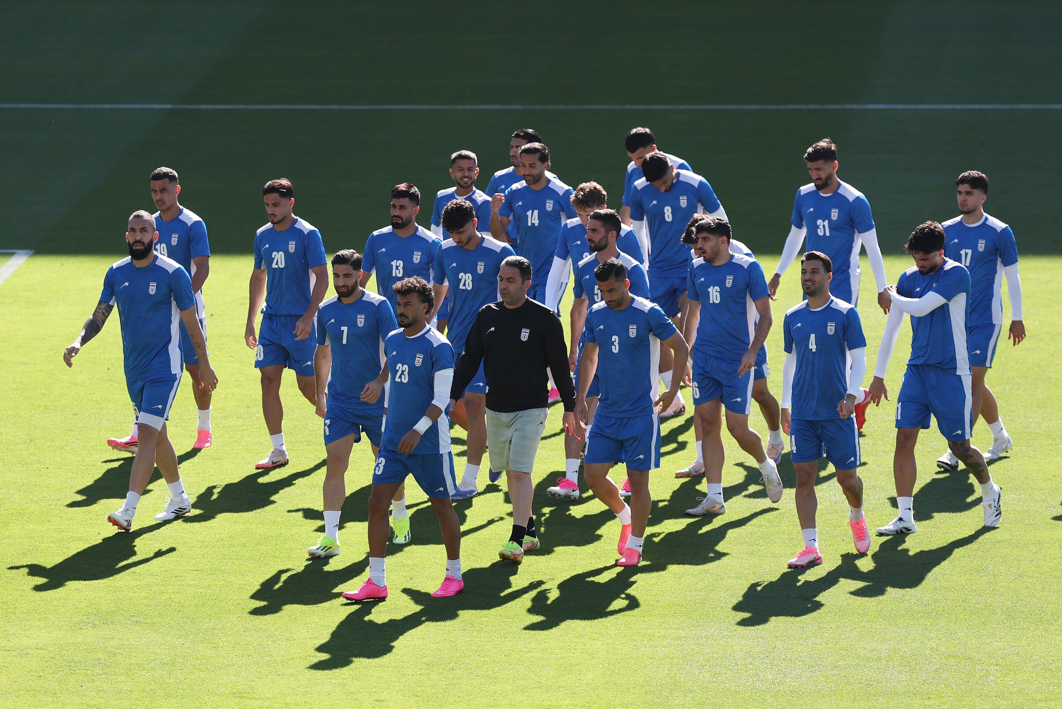 Belgium v Iran LIVE: Iran question World Cup disruption before Group G clash in LA