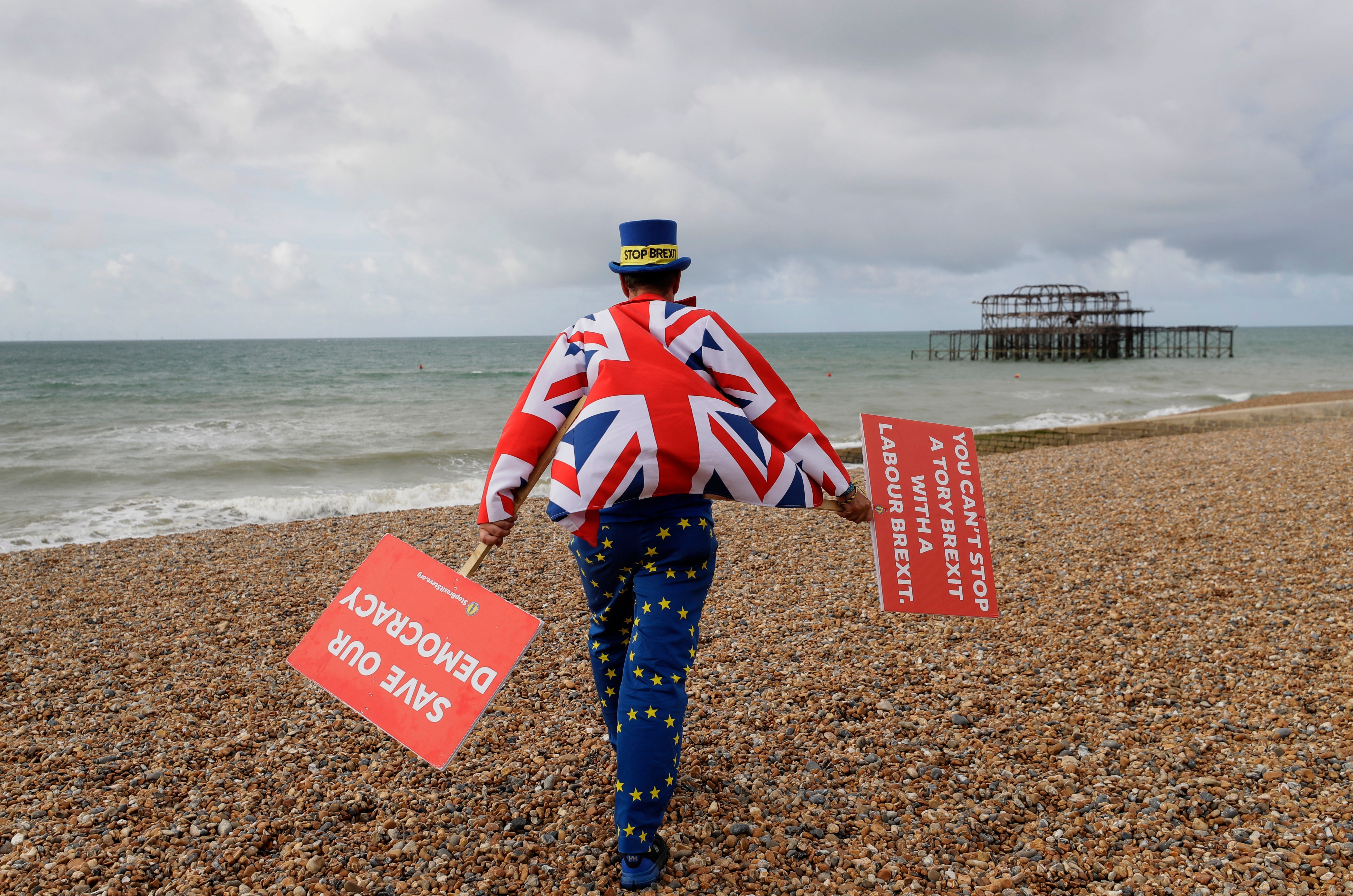 Britain Brexit Anniversary