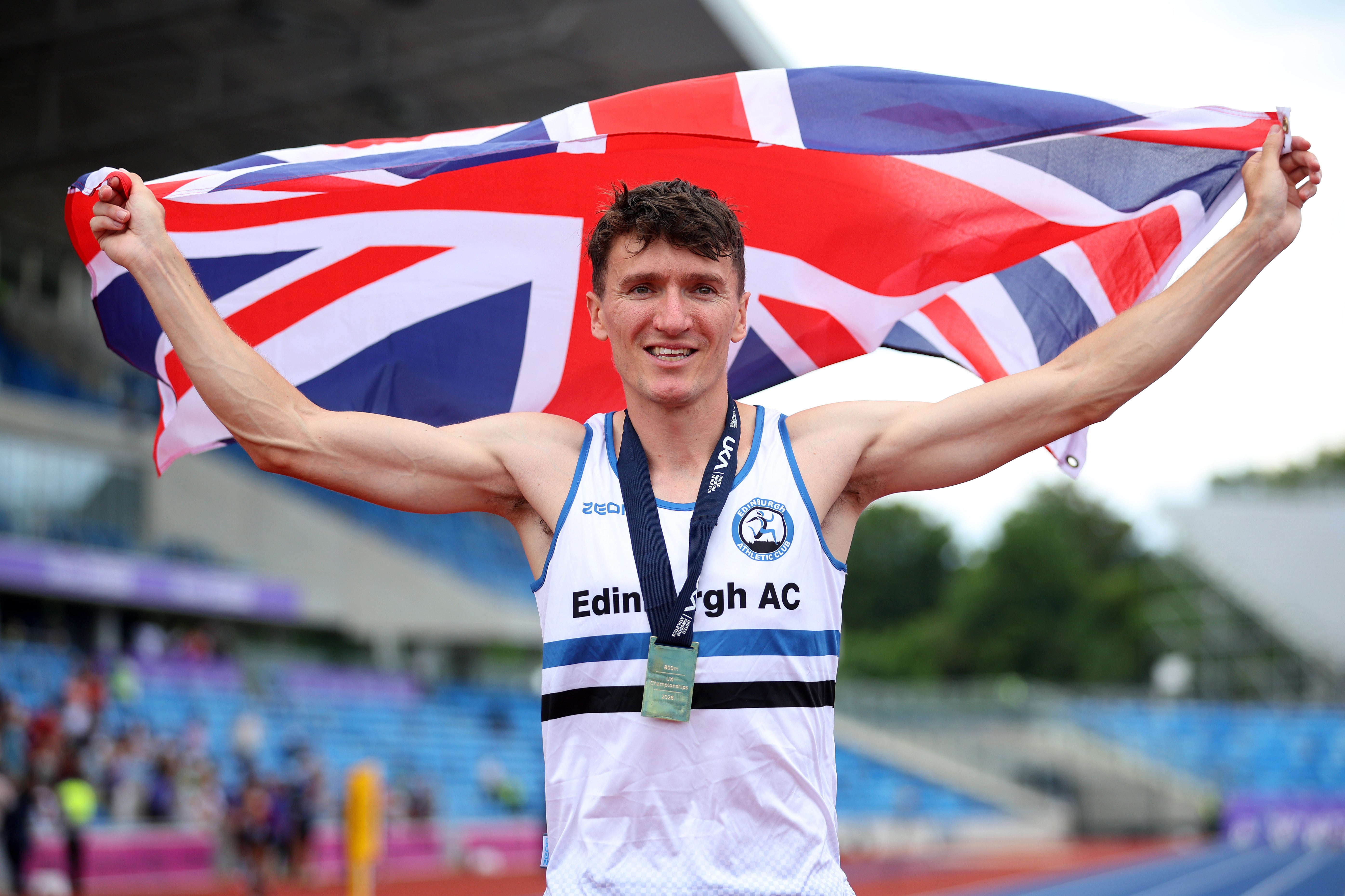 Jake Wightman won the 800m final by just nine-hundredths of a second
