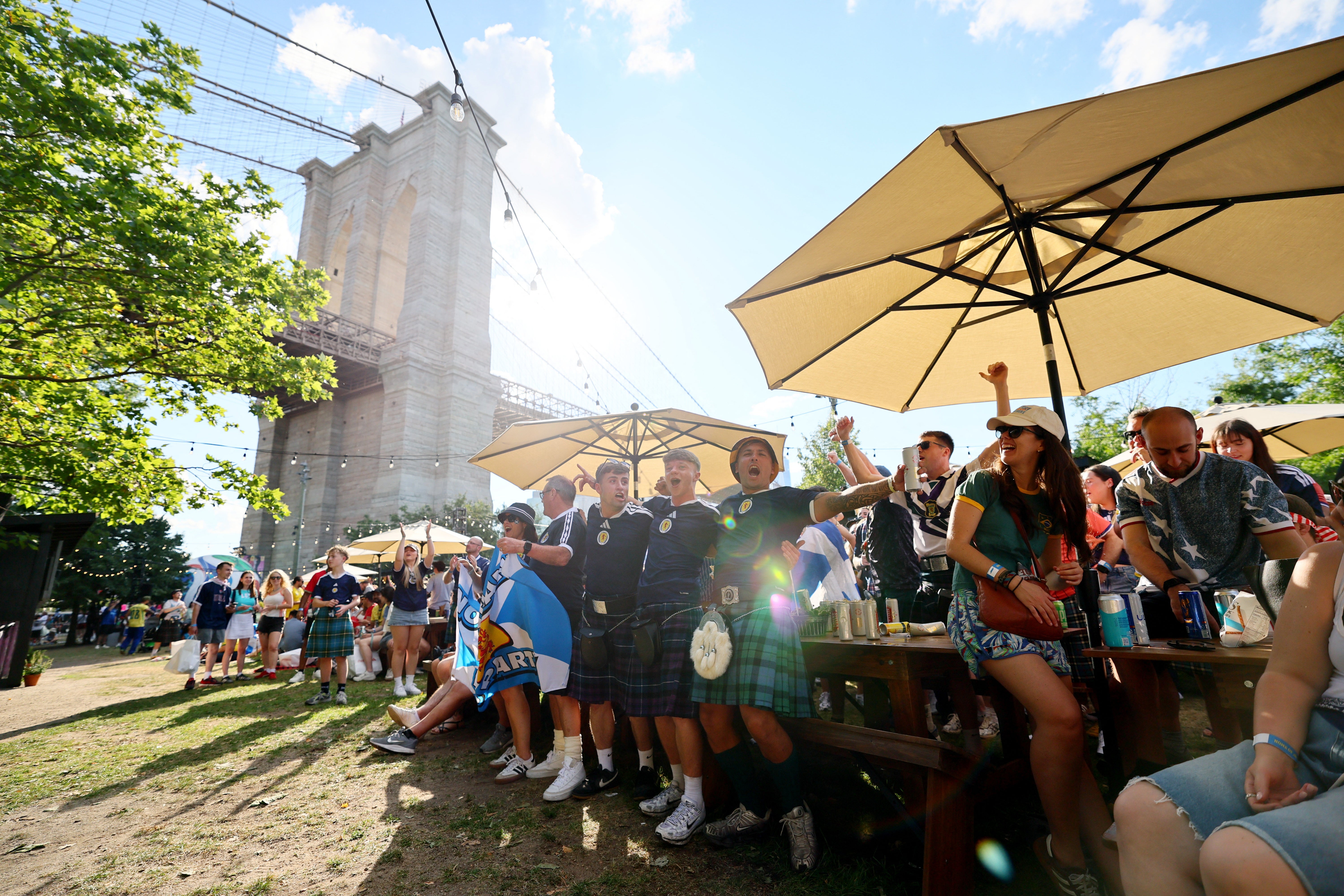 Scotland fans have been taking the US by storm during the World Cup
