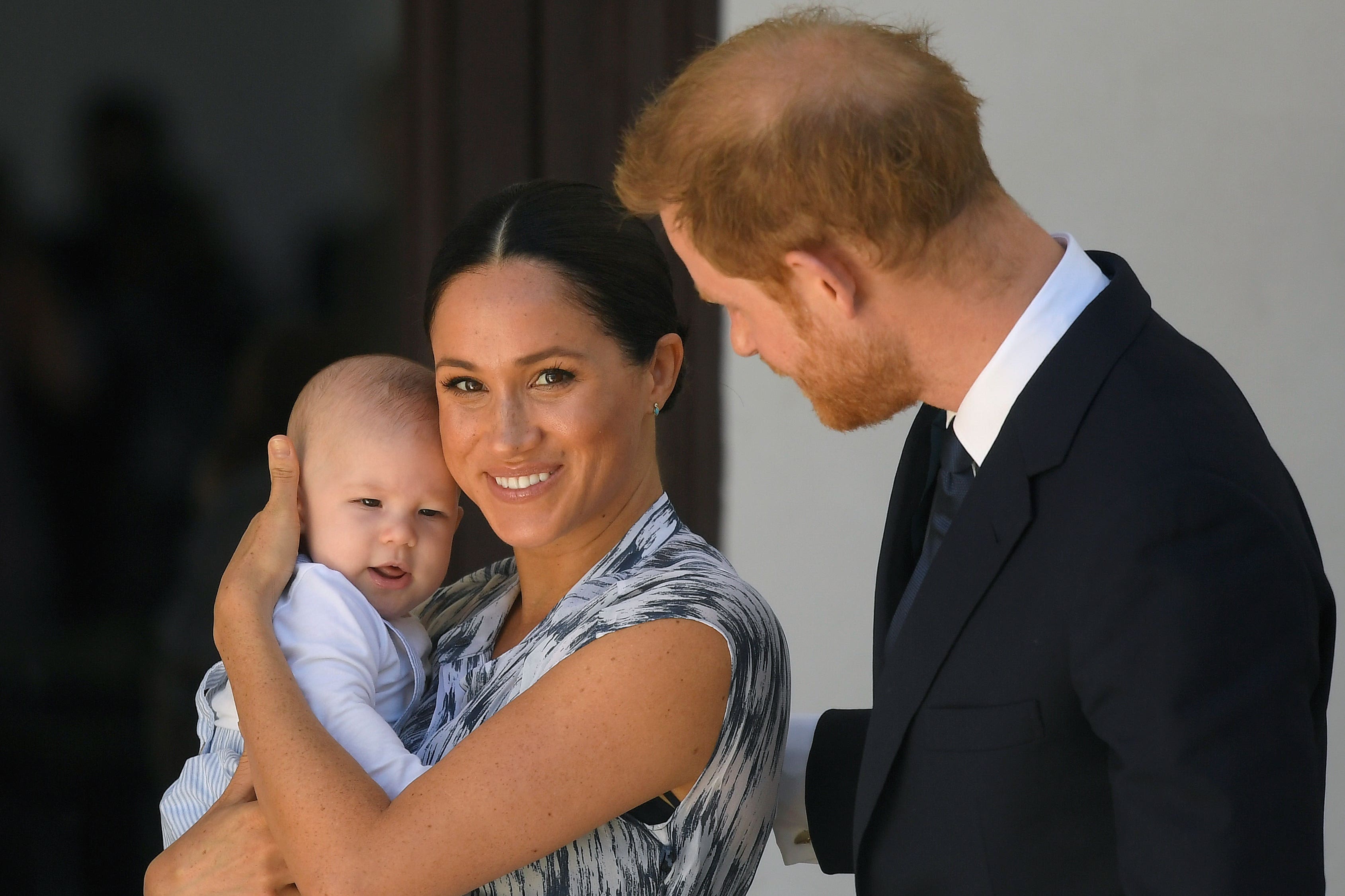 Prince Archie steals show wearing England shirt in Father’s Day photo