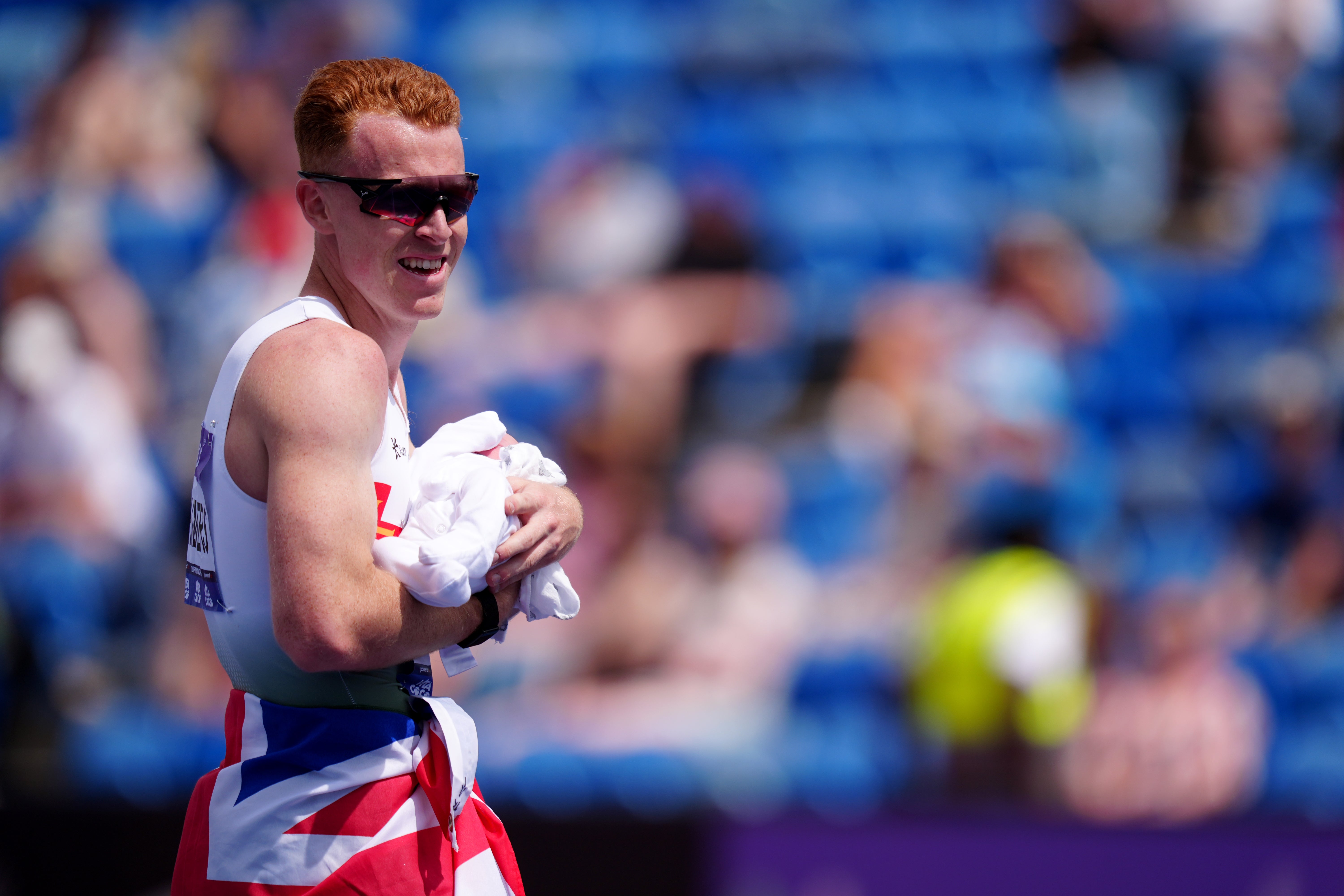 Alastair Chalmers enjoyed a perfect first Father’s Day (David Davies/PA)