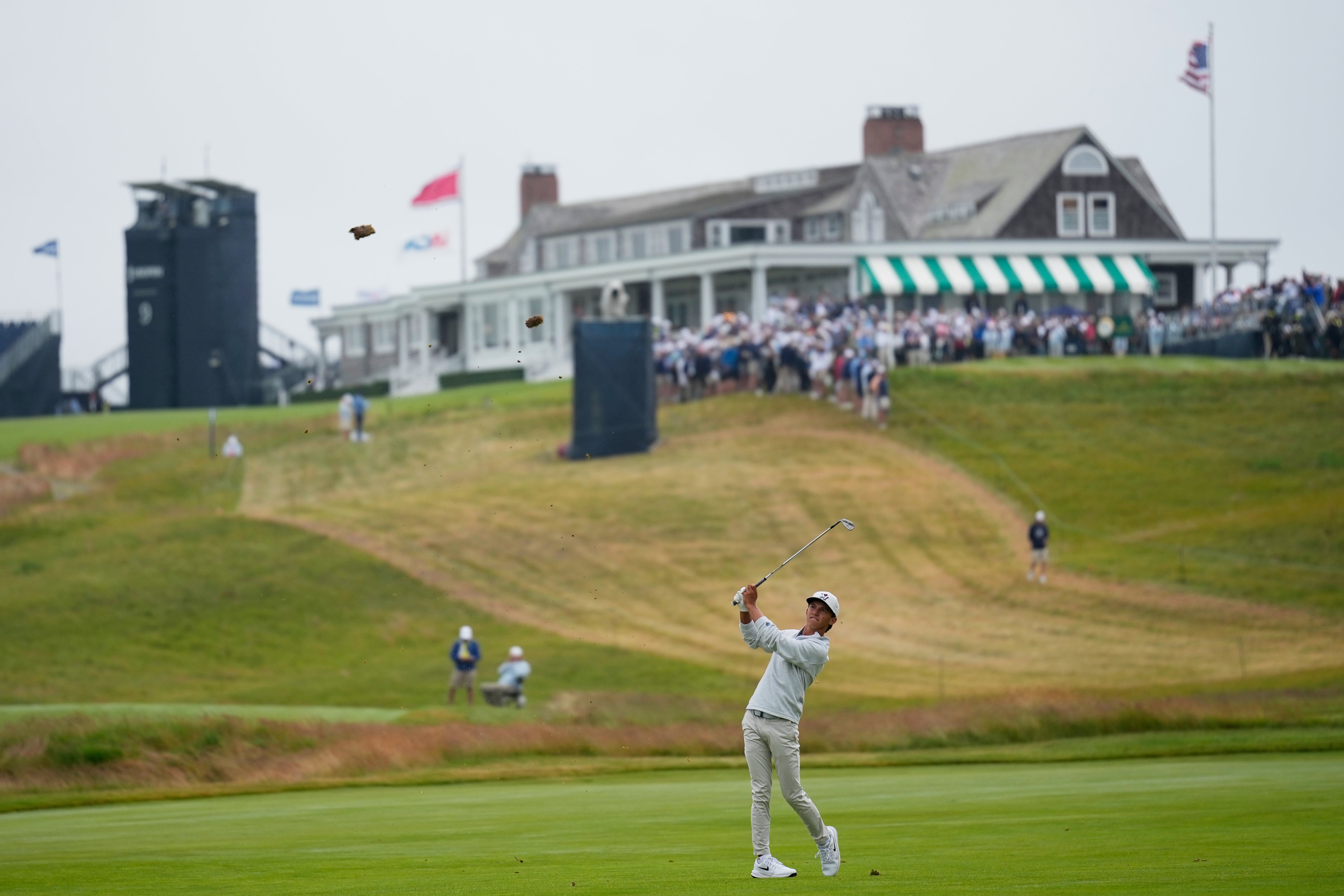 US OPEN-PAPÁ-CADDIE