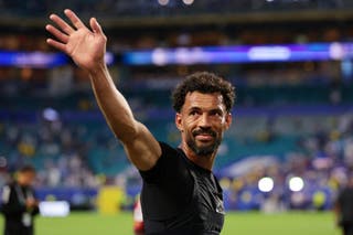 Cape Verde's Vozinha after the match