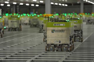 Ocado said earlier this year that around 5% of its global workforce was going to be cut (Jonathan Brady/PA)