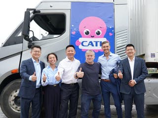 British energy giant Octopus is working with Chinese battery firm CATL to bring battery-swap hubs for trucks in Europe